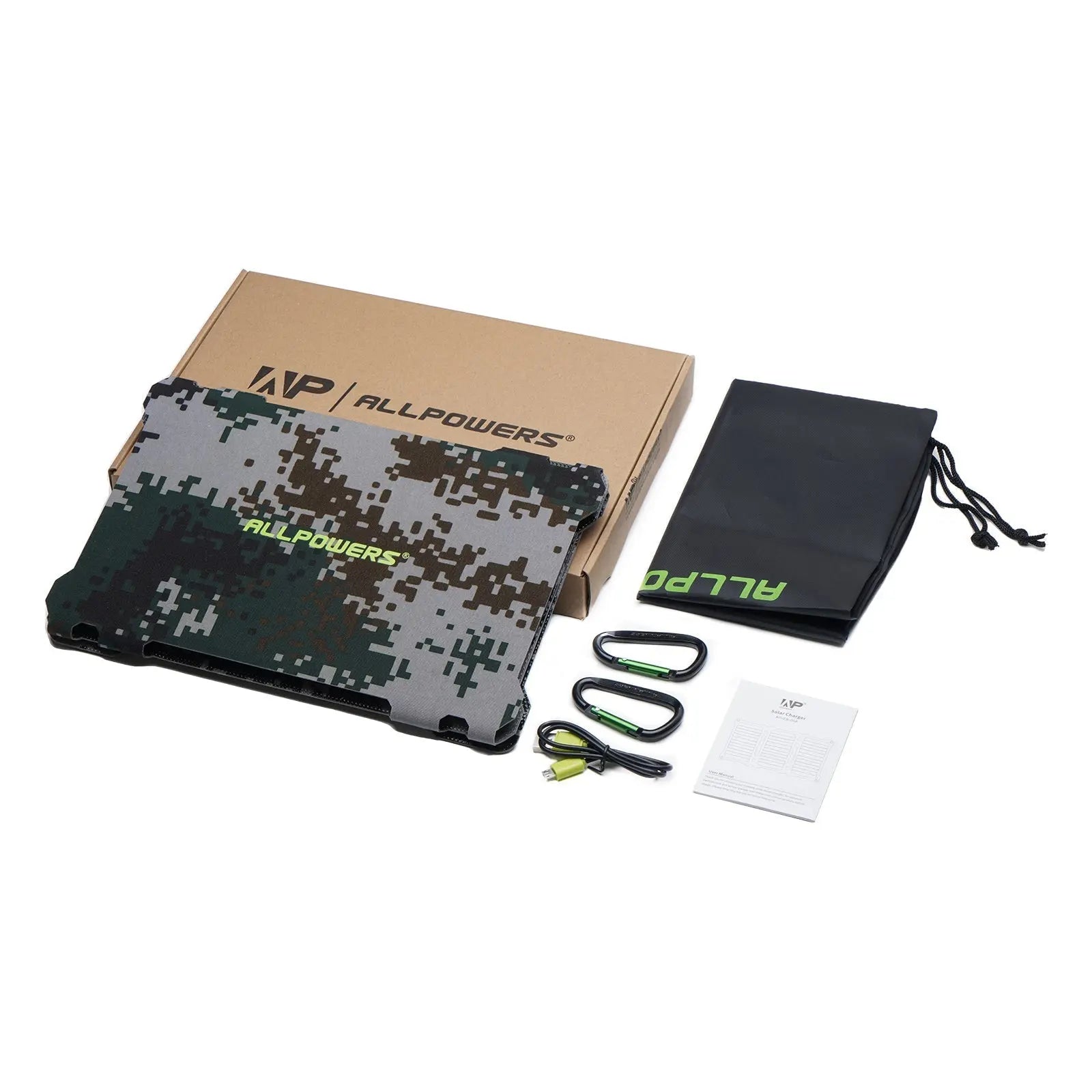 ALLPOWERS 5V 21W Panneau solaire camouflage ALLPOWERS