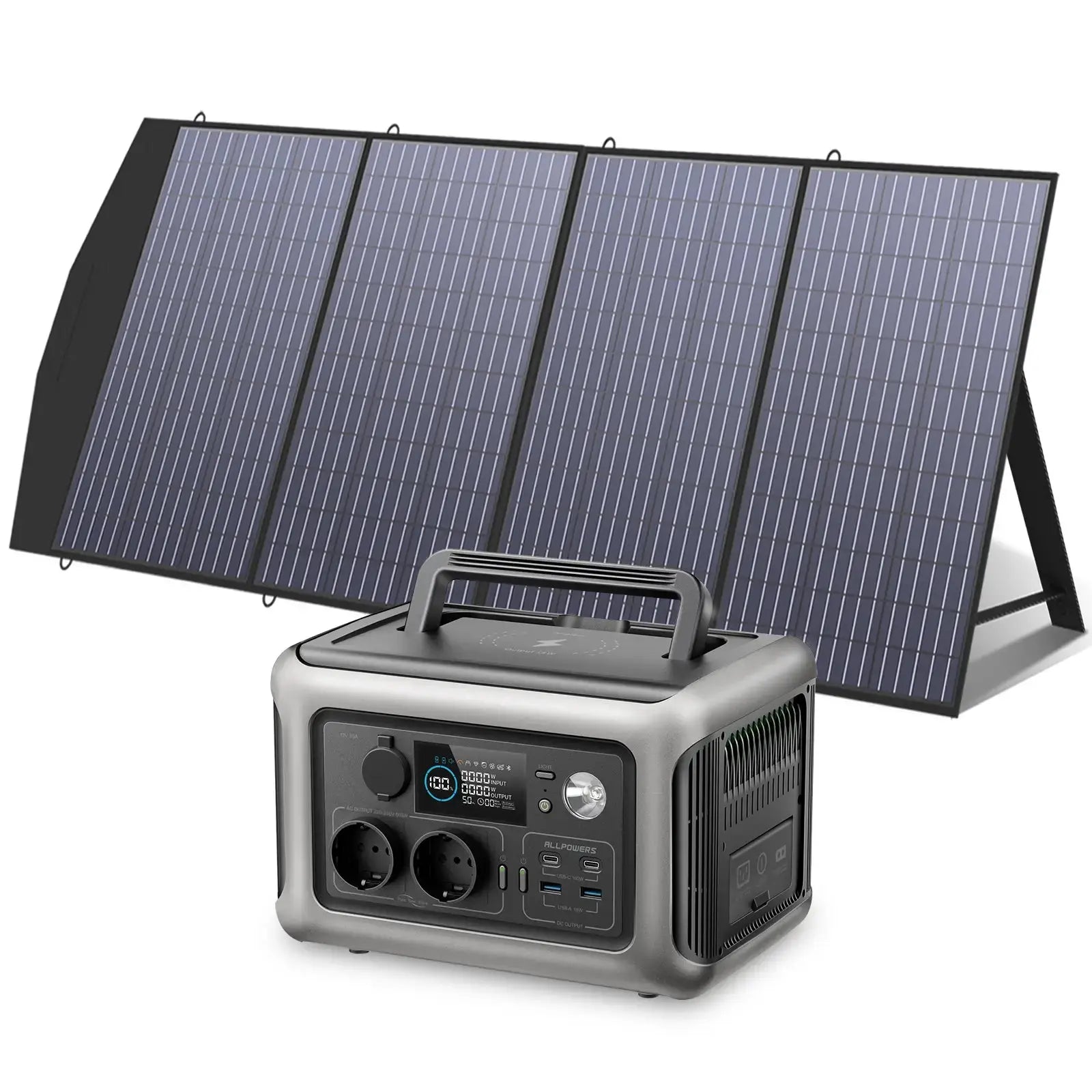 ALLPOWERS 600W Générateur Solaire R600 avec PV200W ALLPOWERS