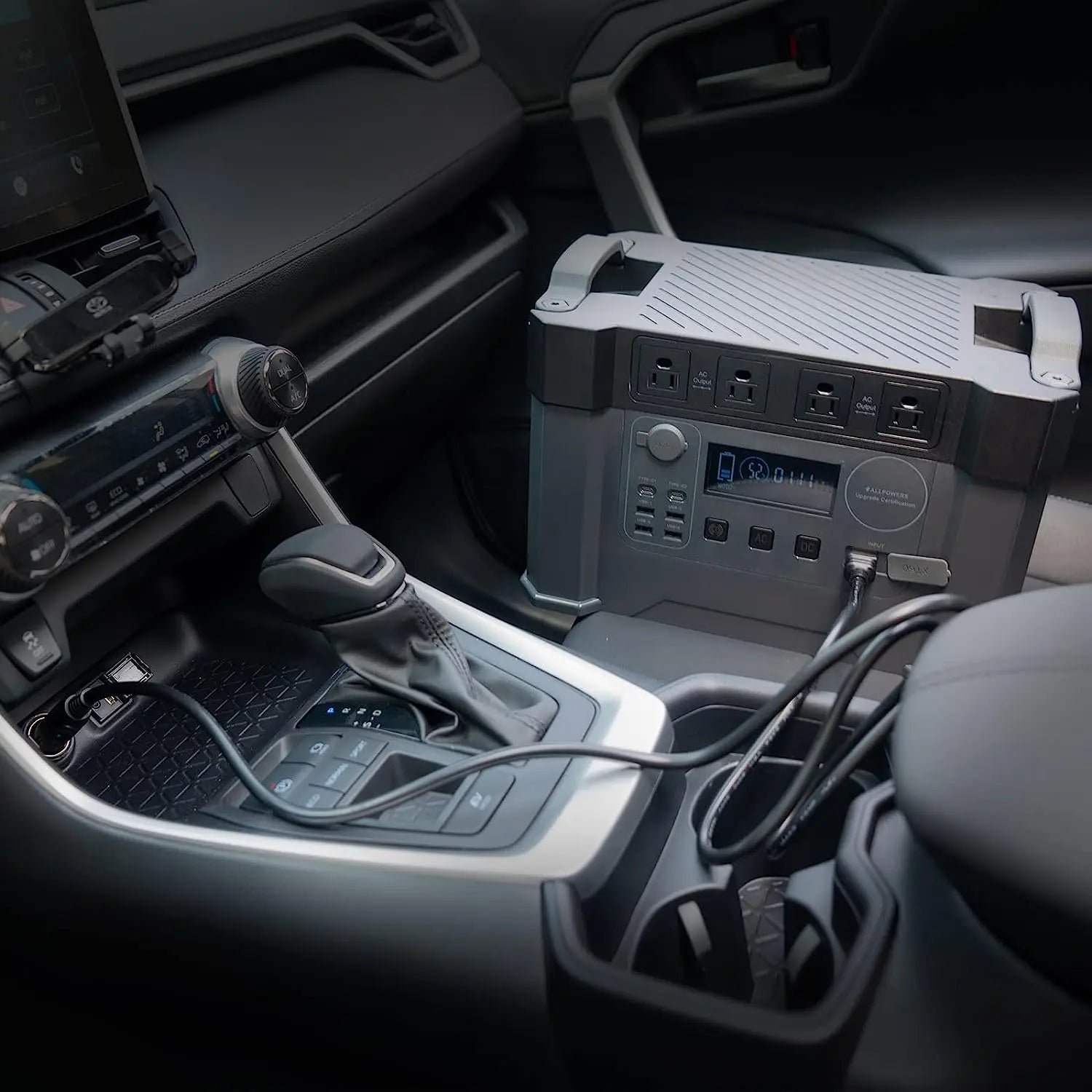 ALLPOWERS Chargeur allume-cigare vers câble XT60 1,5 m pour R600/R1500/R2500/S1500 PLUS/S300 PLUS/S2000 Pro ALLPOWERS