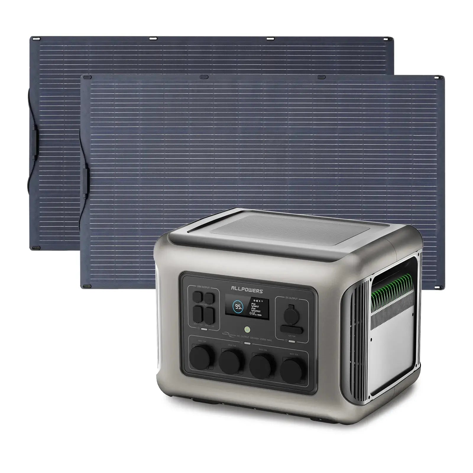 ALLPOWERS Générateur Solaire 2500W (R2500 + SF200 Panneau Solaire 200W) ALLPOWERS