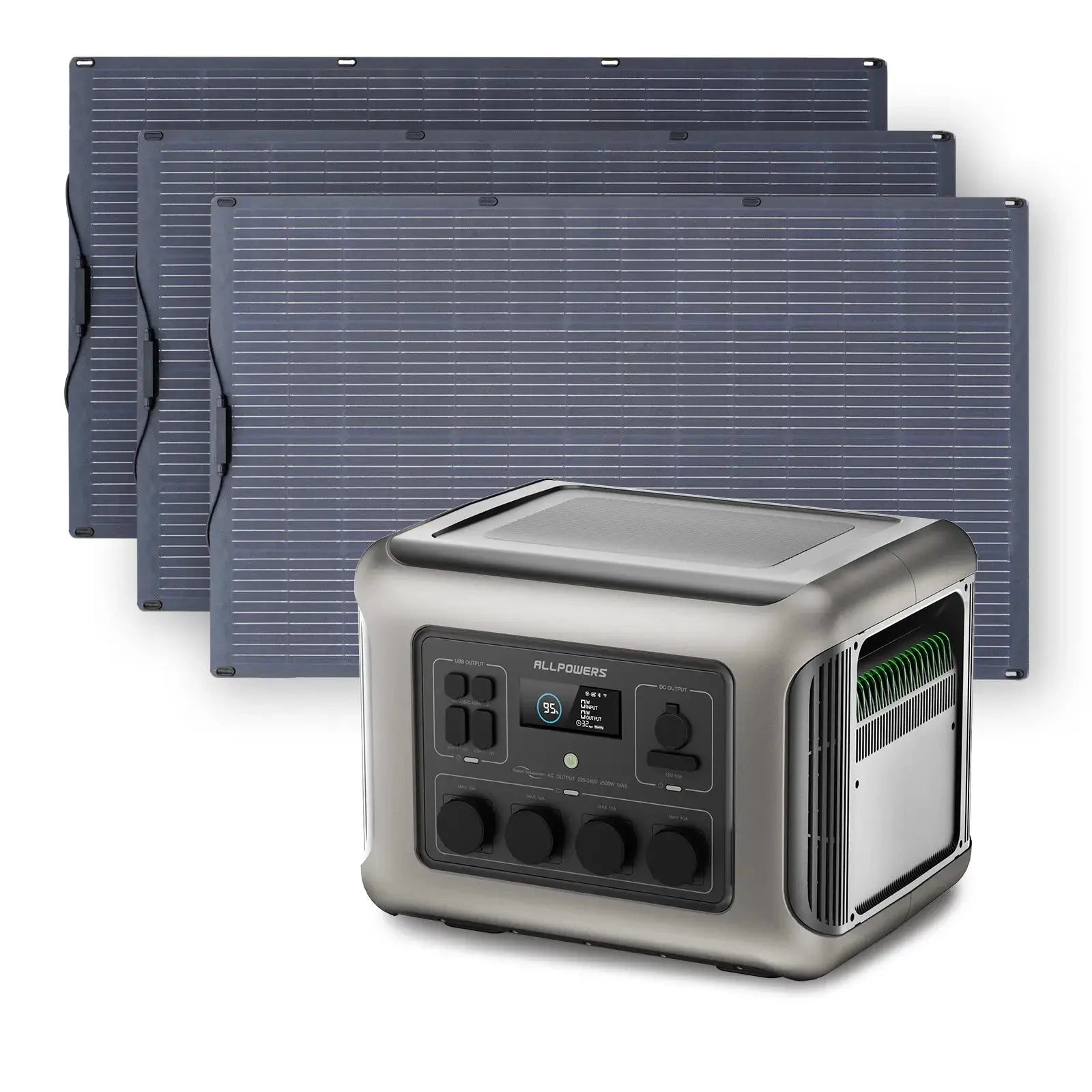 ALLPOWERS Générateur Solaire 2500W (R2500 + SF200 Panneau Solaire 200W) ALLPOWERS