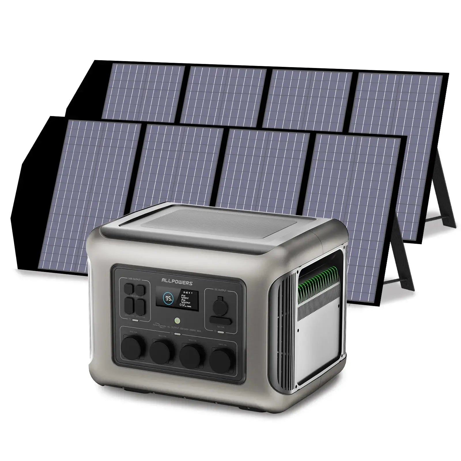 ALLPOWERS Générateur Solaire 2500W (R2500 + SP029 140W Panneau Solaire) ALLPOWERS