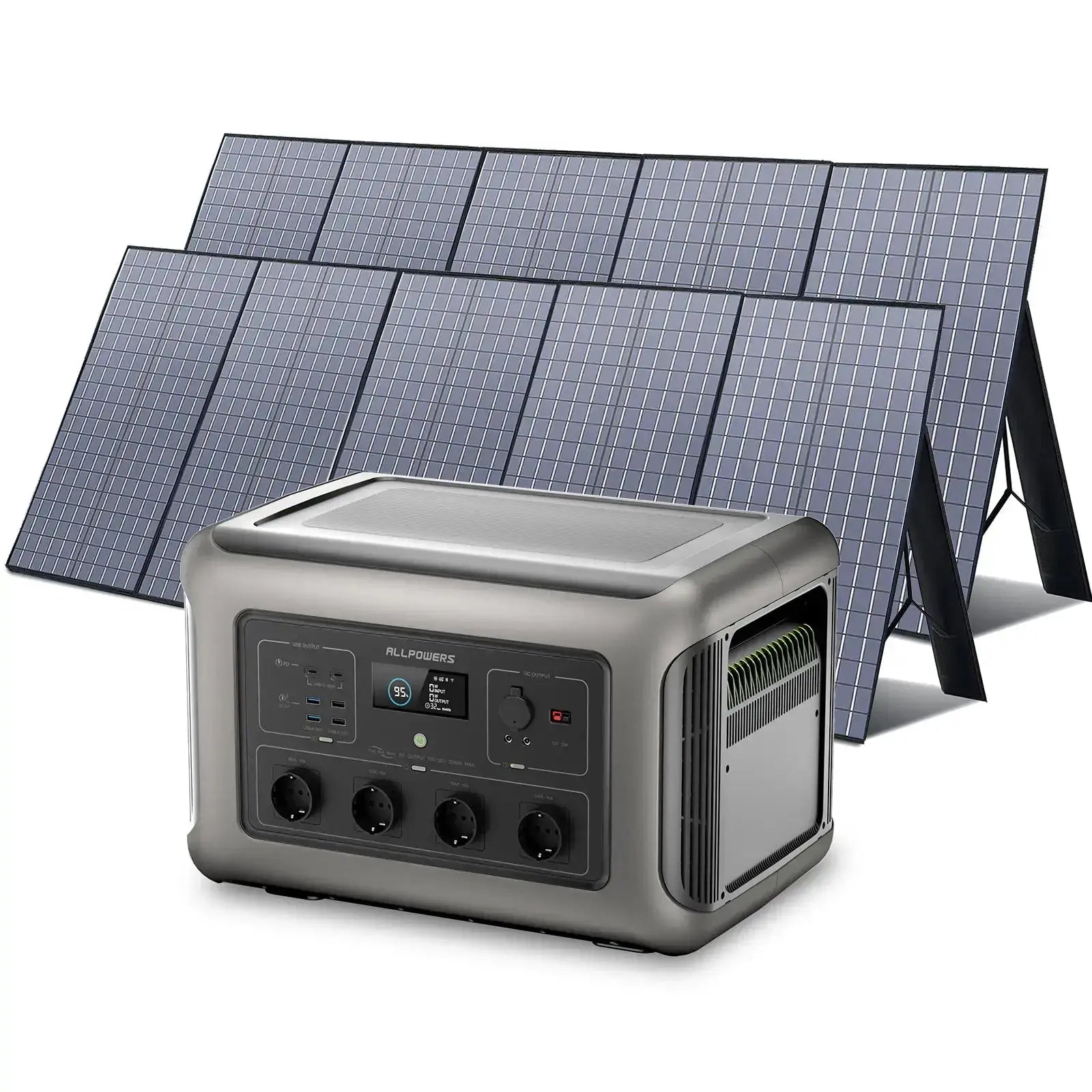 ALLPOWERS Générateur Solaire 3500W (R3500 + SP037 400W Panneau Solaire) ALLPOWERS
