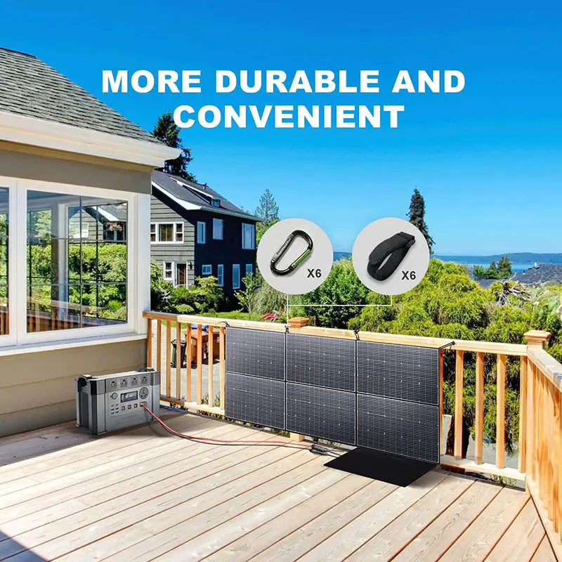 ALLPOWERS Générateur Solaire 3500W (R3500 + SP039 600W Panneau Solaire) ALLPOWERS