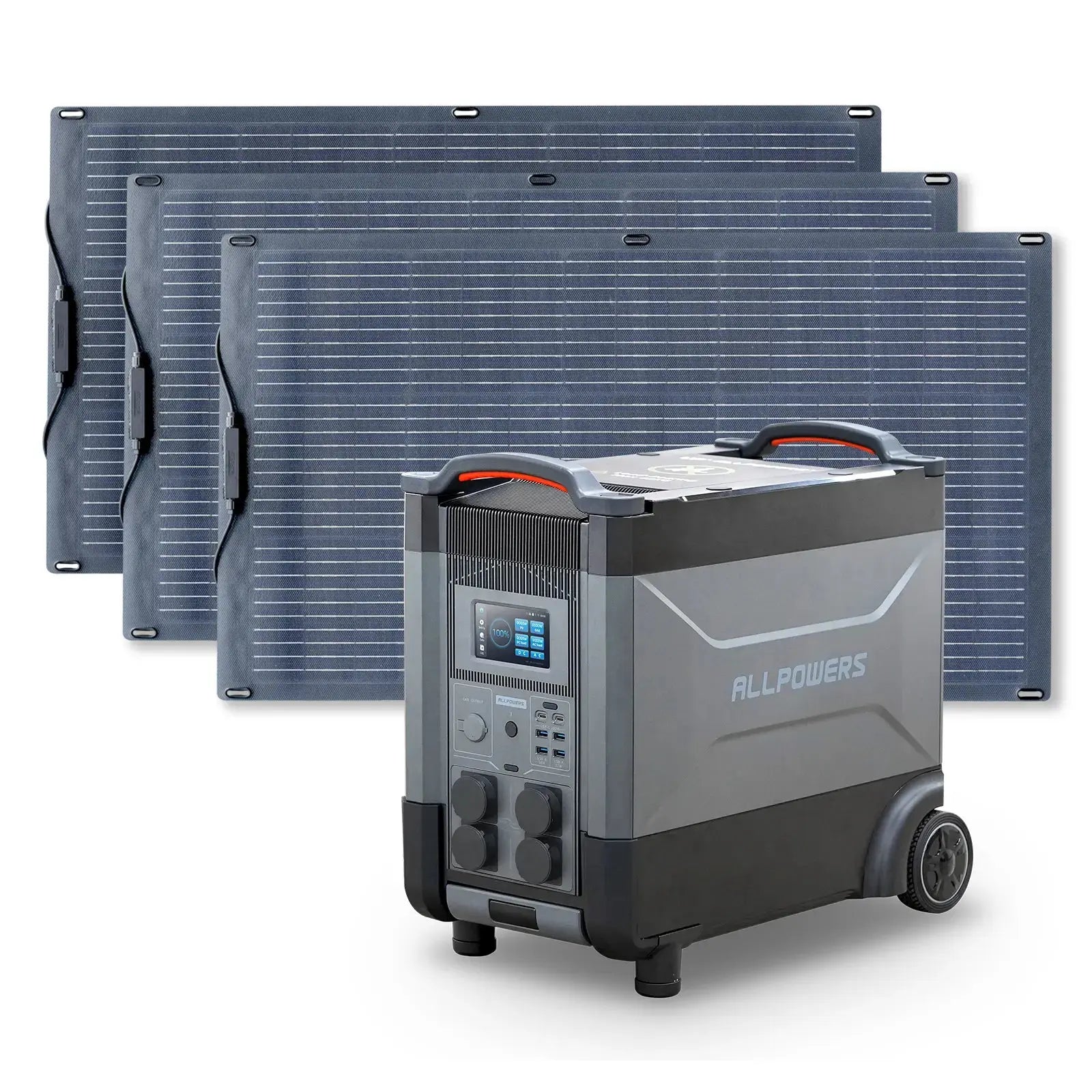 ALLPOWERS Générateur Solaire 4000W (R4000 + SF100 100W Panneau Solaire Flexible) ALLPOWERS