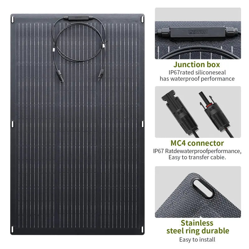 ALLPOWERS Générateur solaire 1500W (S1500 PLUS + SF100 Panneau solaire flexible 100W) ALLPOWERS