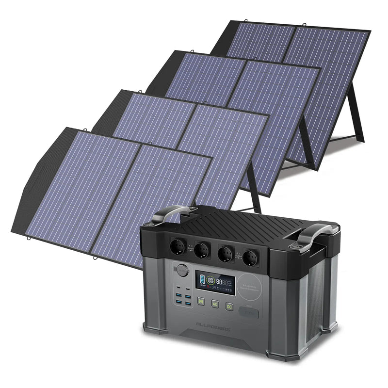 ALLPOWERS 2400W Générateur Solaire S2000 Pro avec PV 100W