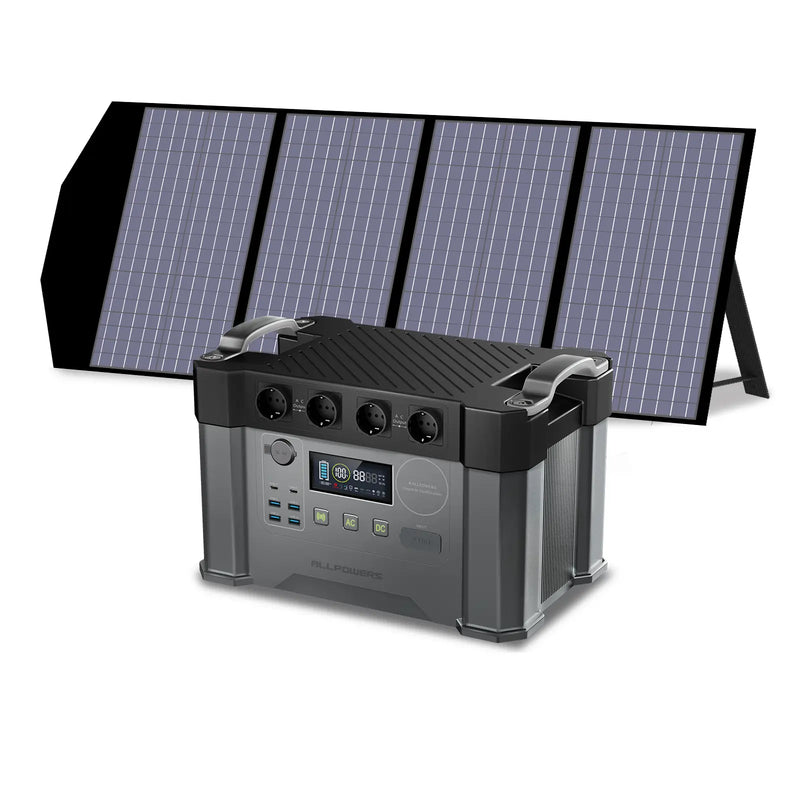 ALLPOWERS 2400W Générateur Solaire S2000 Pro avec PV 140W