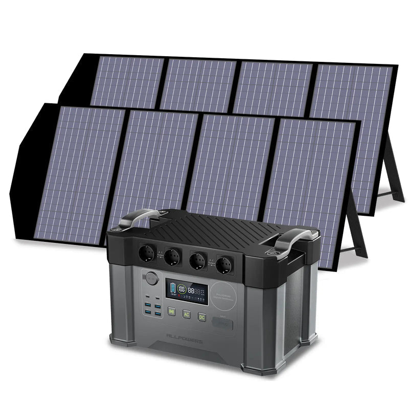 ALLPOWERS 2400W Générateur Solaire S2000 Pro avec PV 140W