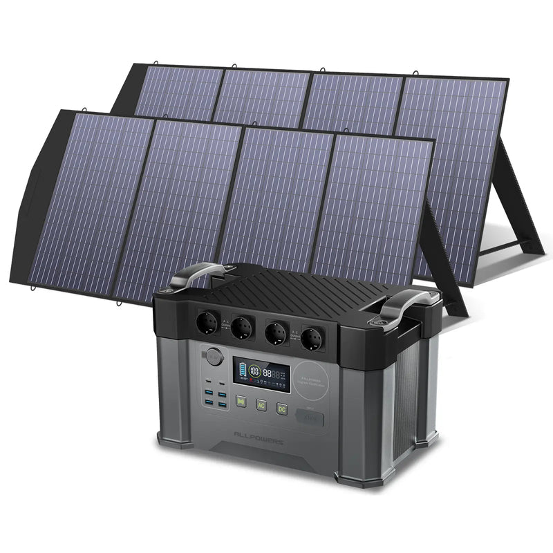 ALLPOWERS 2400W Générateur Solaire S2000 Pro avec PV 200W