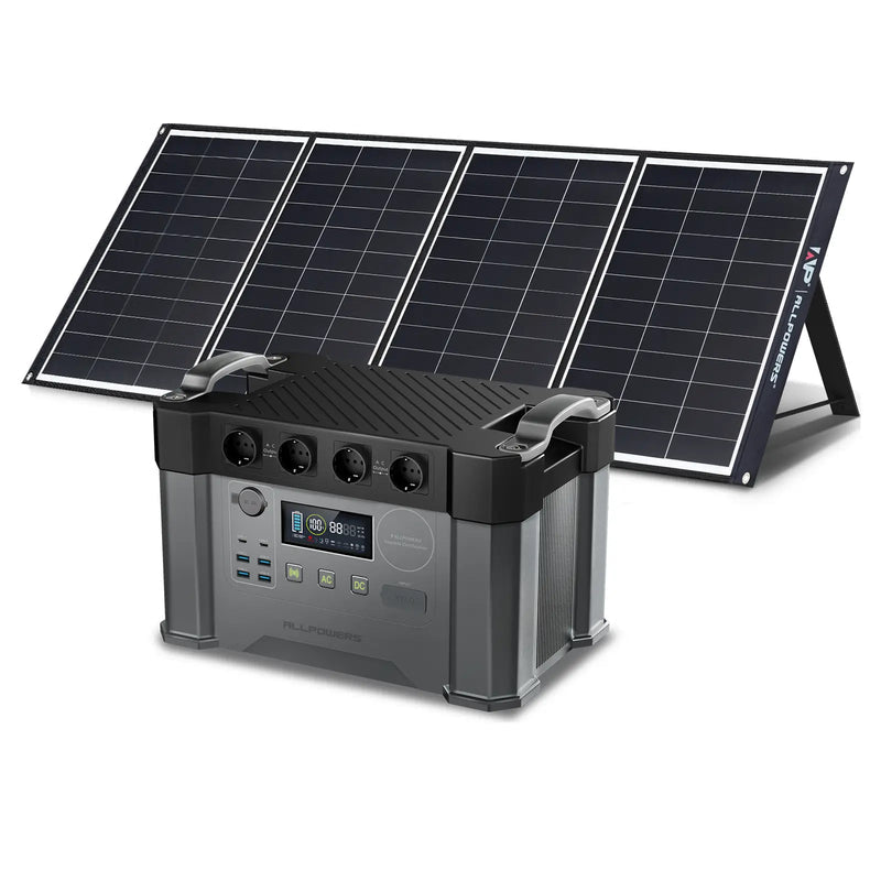 ALLPOWERS 2400W Générateur Solaire S2000 Pro avec PV 200W