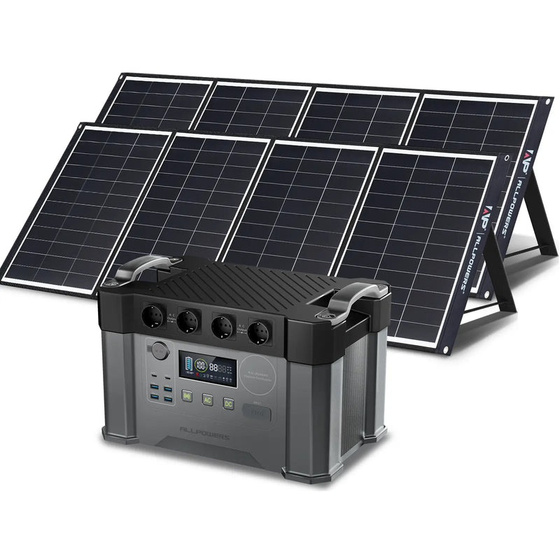 ALLPOWERS 2400W Générateur Solaire S2000 Pro avec PV 200W