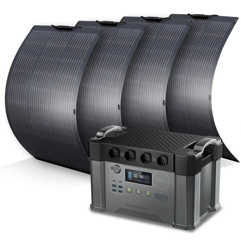 ALLPOWERS 2400W Générateur Solaire S2000 Pro avec PV 100W