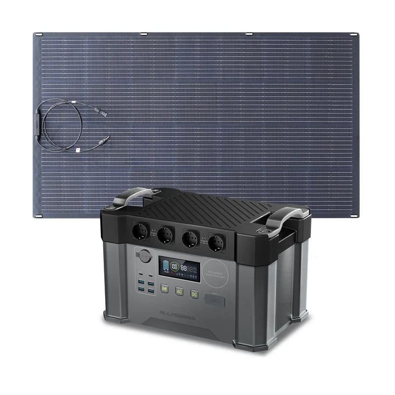 ALLPOWERS 2400W Générateur Solaire S2000 Pro avec PV 200W