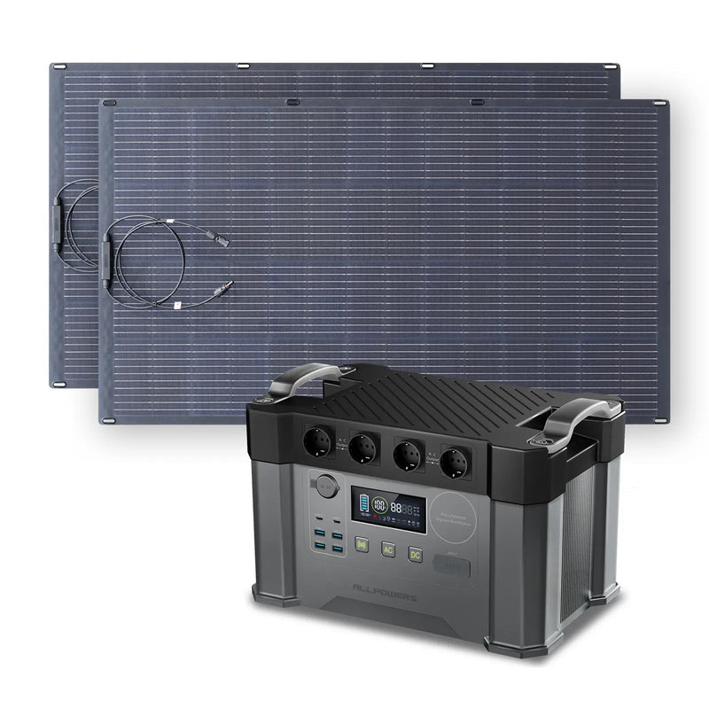 ALLPOWERS 2400W Générateur Solaire S2000 Pro avec PV 200W