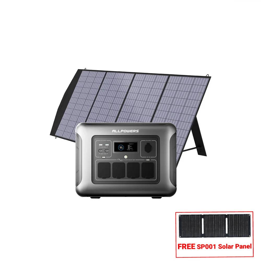 ALLPOWERS 1600W Générateur Solaire R1500 LITE avec PV200W