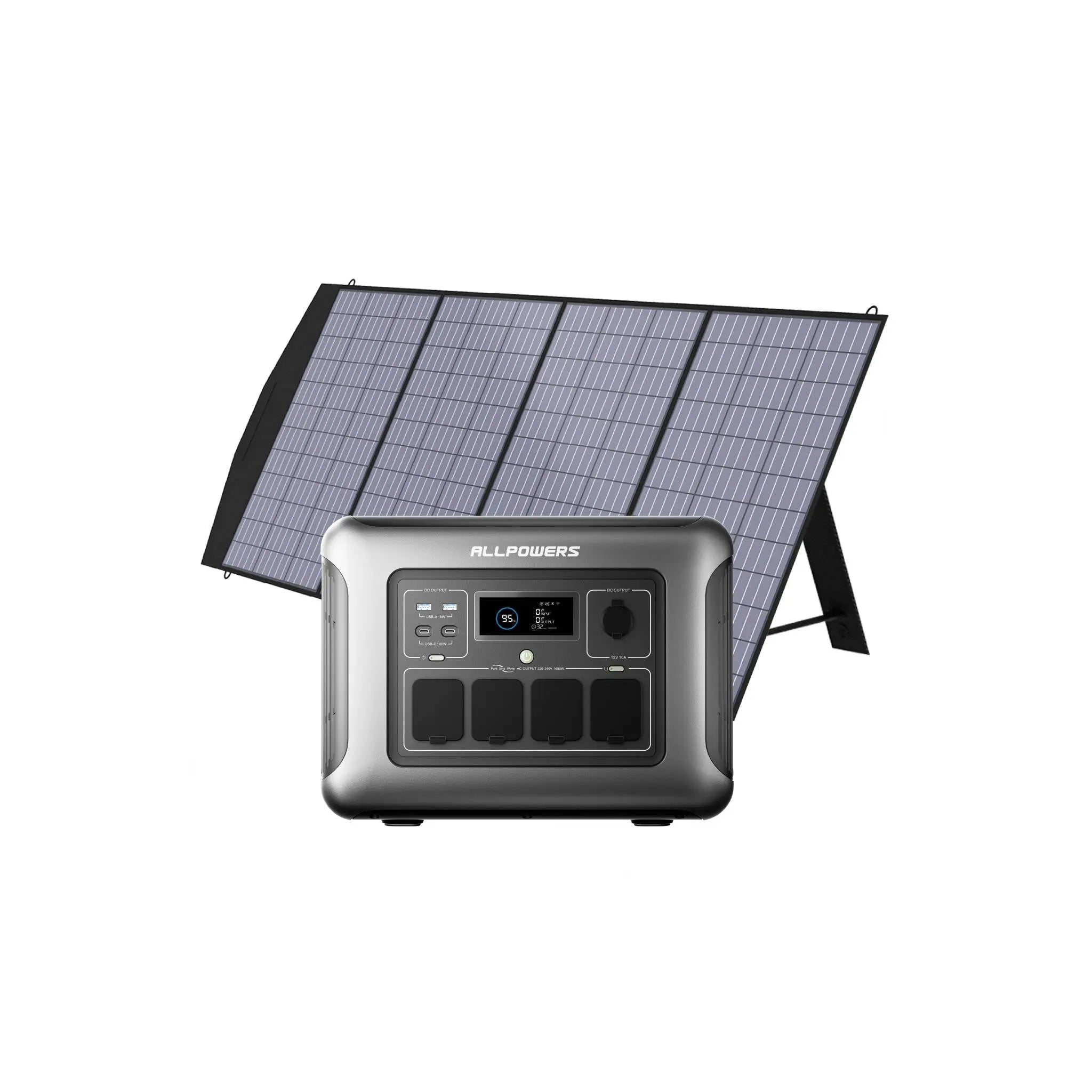 ALLPOWERS 1600W Générateur Solaire R1500 LITE avec PV200W ALLPOWERS