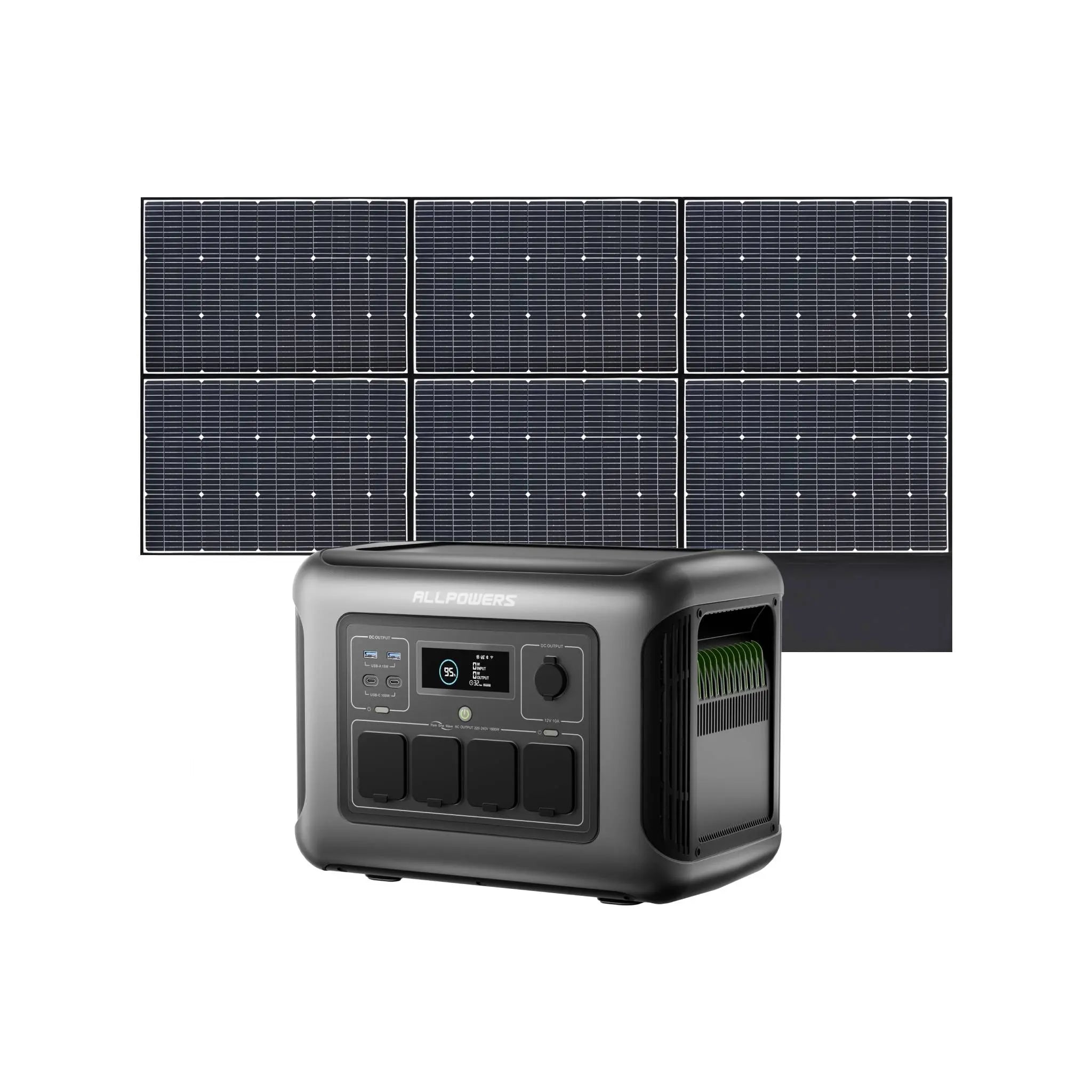 ALLPOWERS 1600W Générateur Solaire R1500 LITE avec PV600W ALLPOWERS