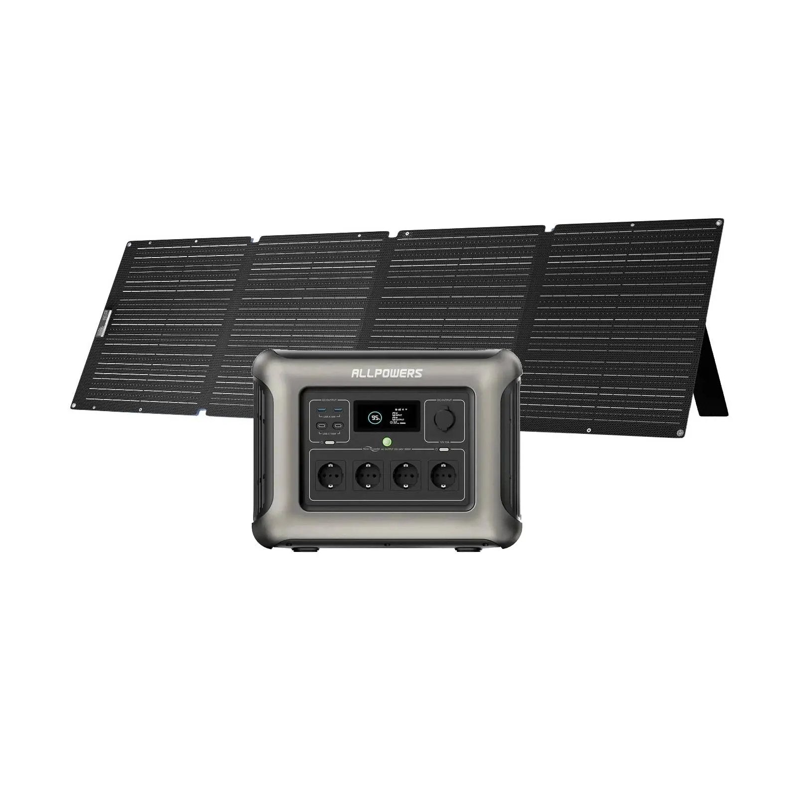ALLPOWERS 1800W Générateur Solaire R1500 avec SE200 PV200W ALLPOWERS
