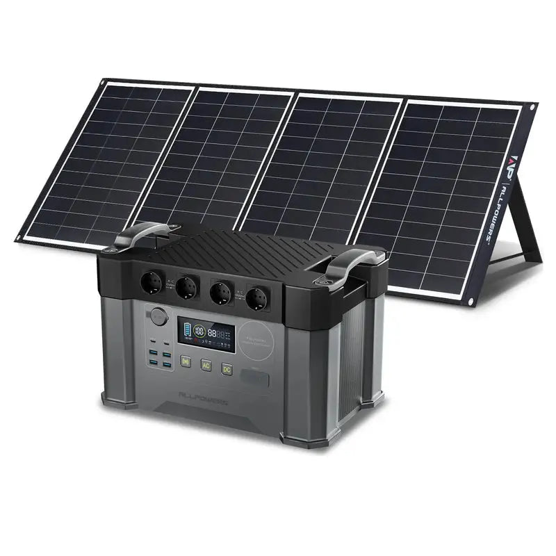 ALLPOWERS 2400W Générateur Solaire S2000 Pro avec PV 200W ALLPOWERS