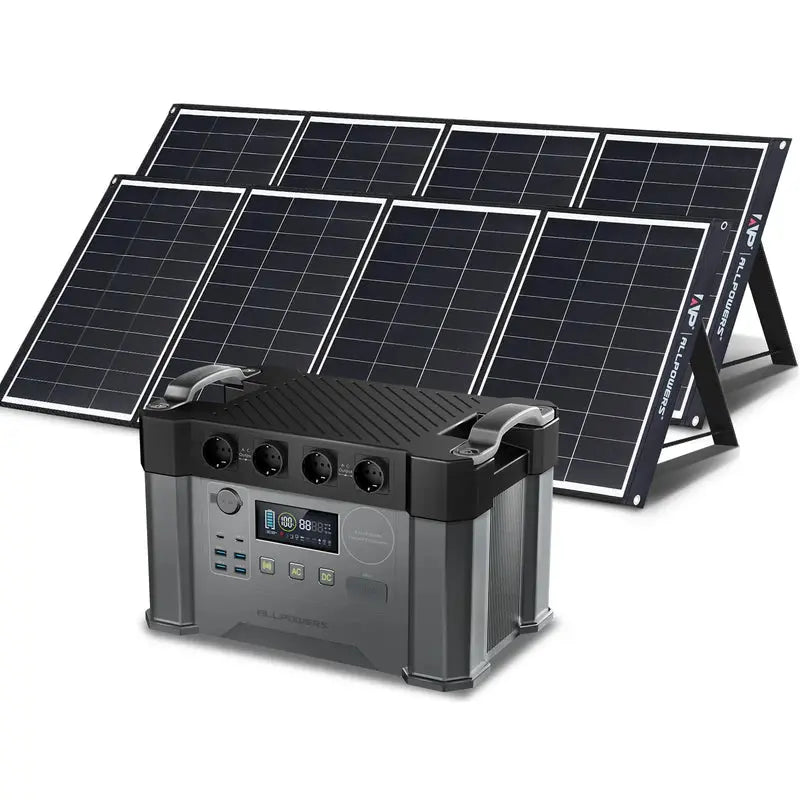 ALLPOWERS 2400W Générateur Solaire S2000 Pro avec PV 200W ALLPOWERS
