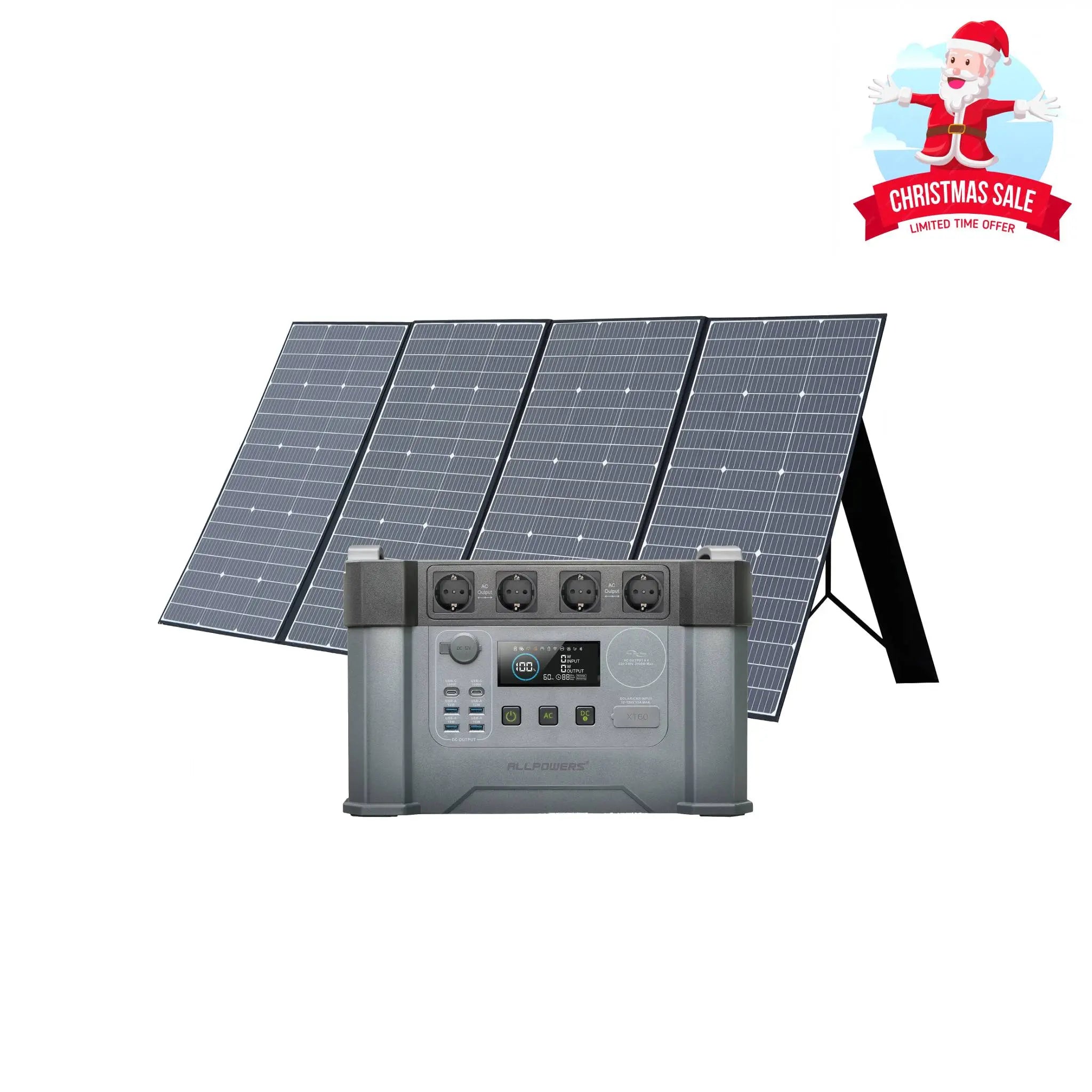 ALLPOWERS 2400W Générateur Solaire S2000 Pro avec PV 400W ALLPOWERS