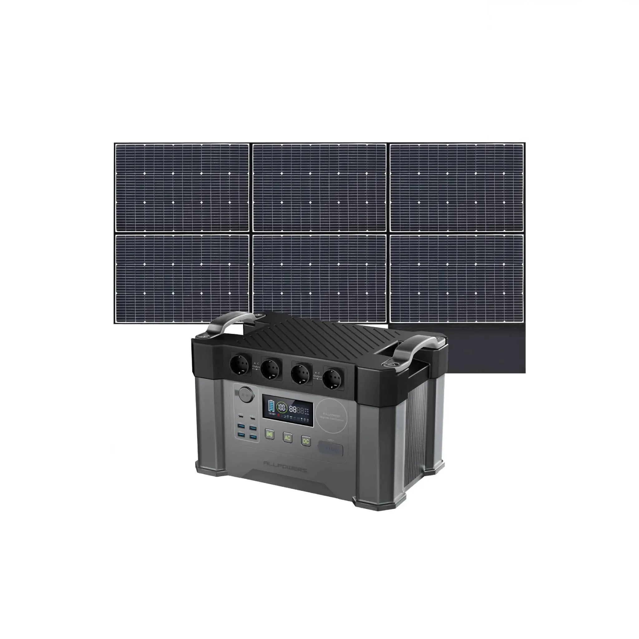 ALLPOWERS 2400W Générateur Solaire S2000 Pro avec PV600W ALLPOWERS