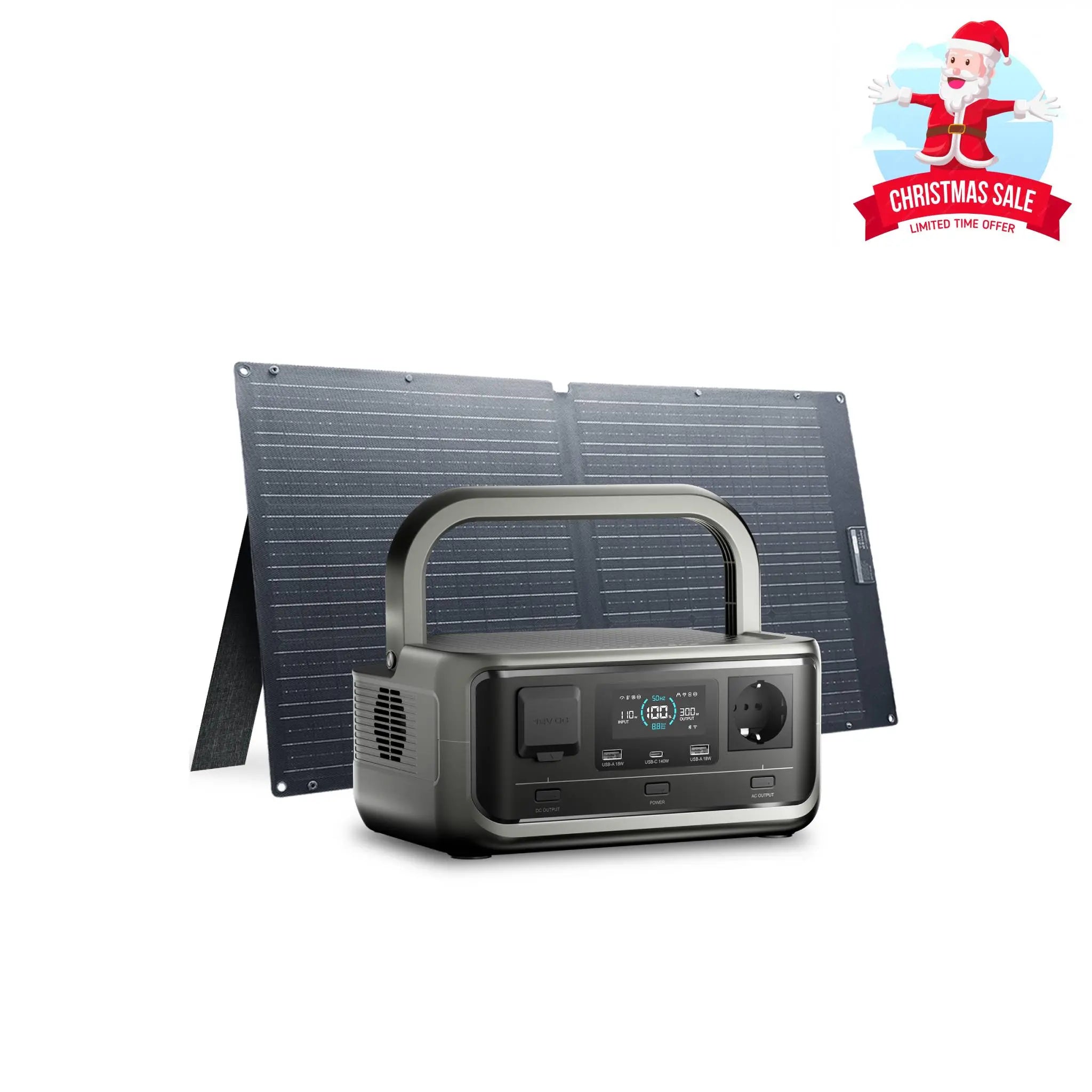 ALLPOWERS 300W Générateur Solaire VOLIX P300 avec SOLAX SE100 PV100W France ALLPOWERS