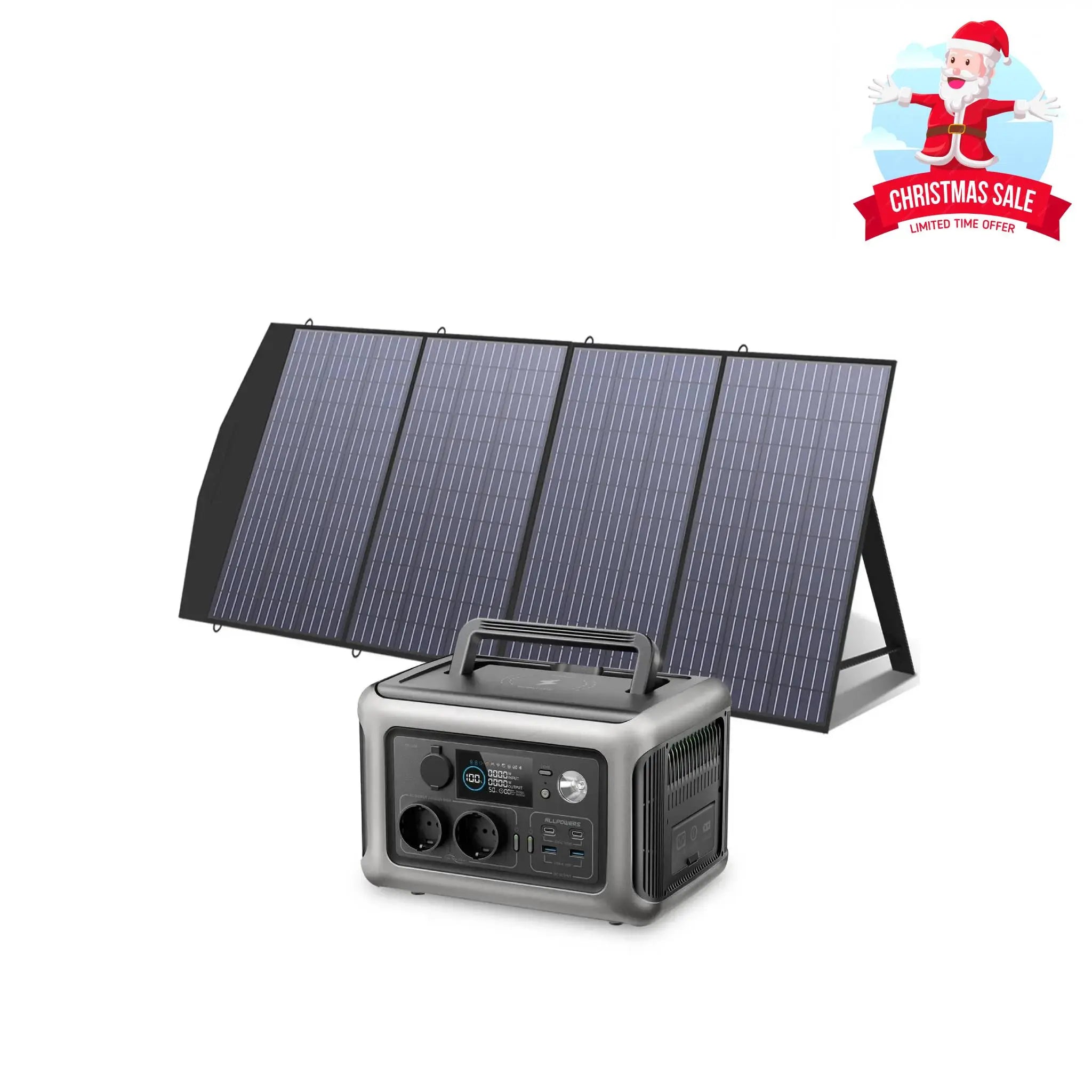 ALLPOWERS 600W Générateur Solaire R600 avec PV200W ALLPOWERS
