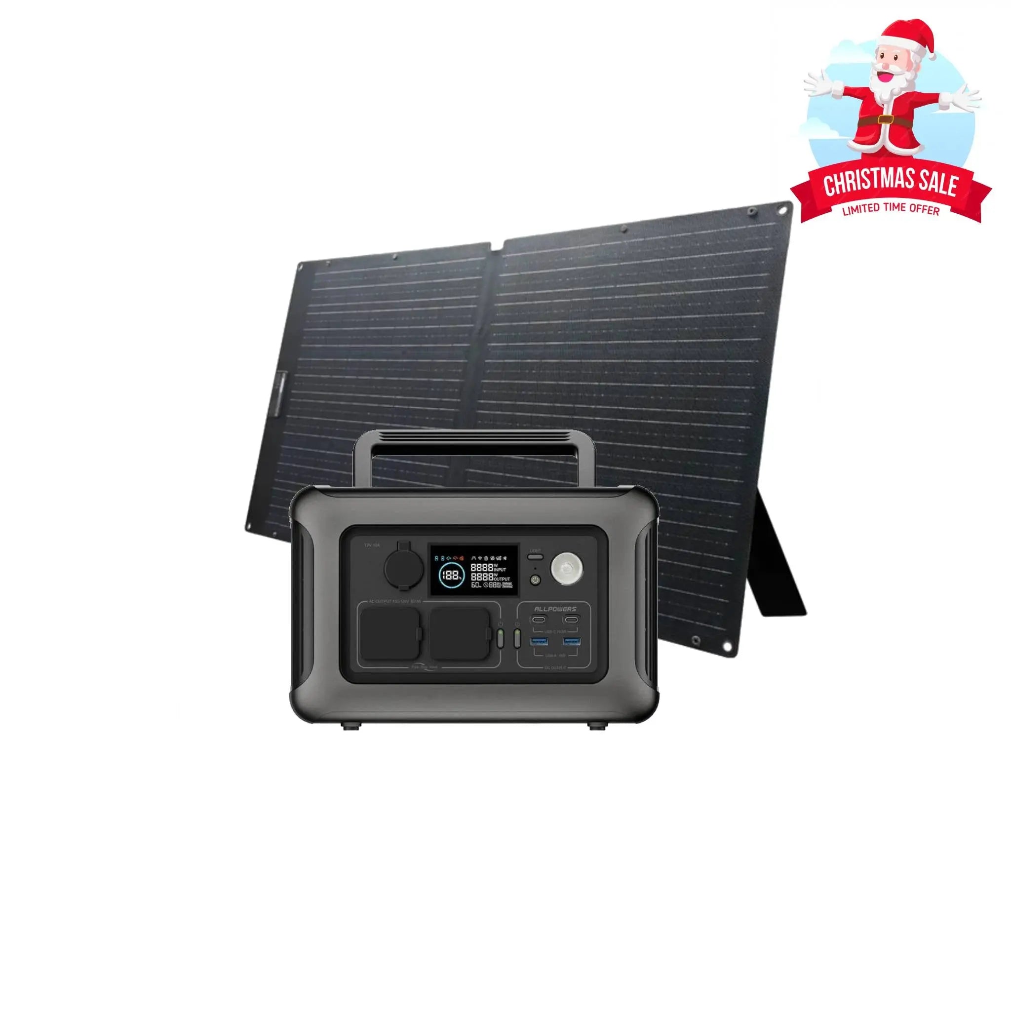 ALLPOWERS 600W Générateur Solaire R600 avec SOLAX SE100 PV100W ALLPOWERS
