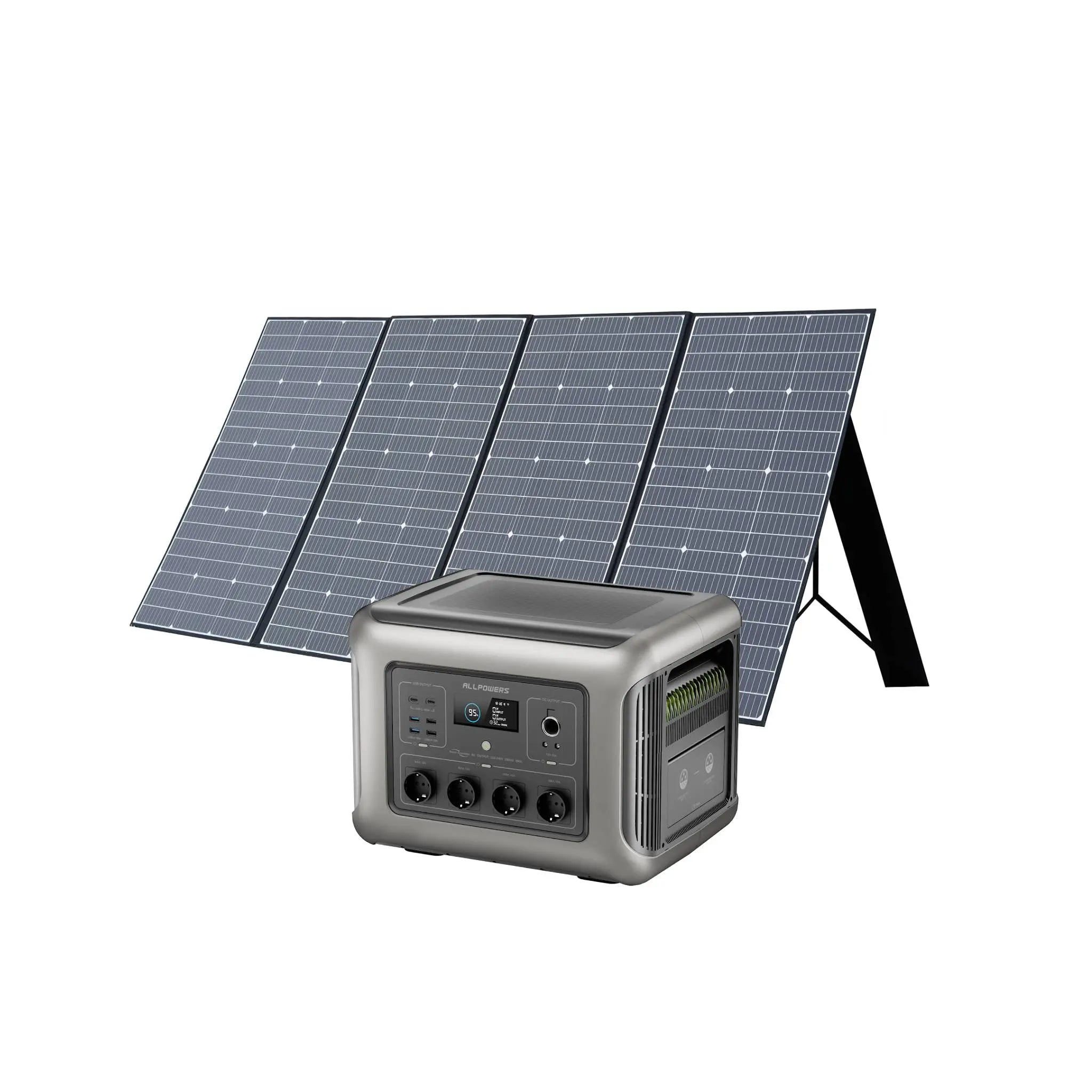 ALLPOWERS Générateur Solaire 2500W (R2500 + SP037 400W Panneau Solaire) ALLPOWERS