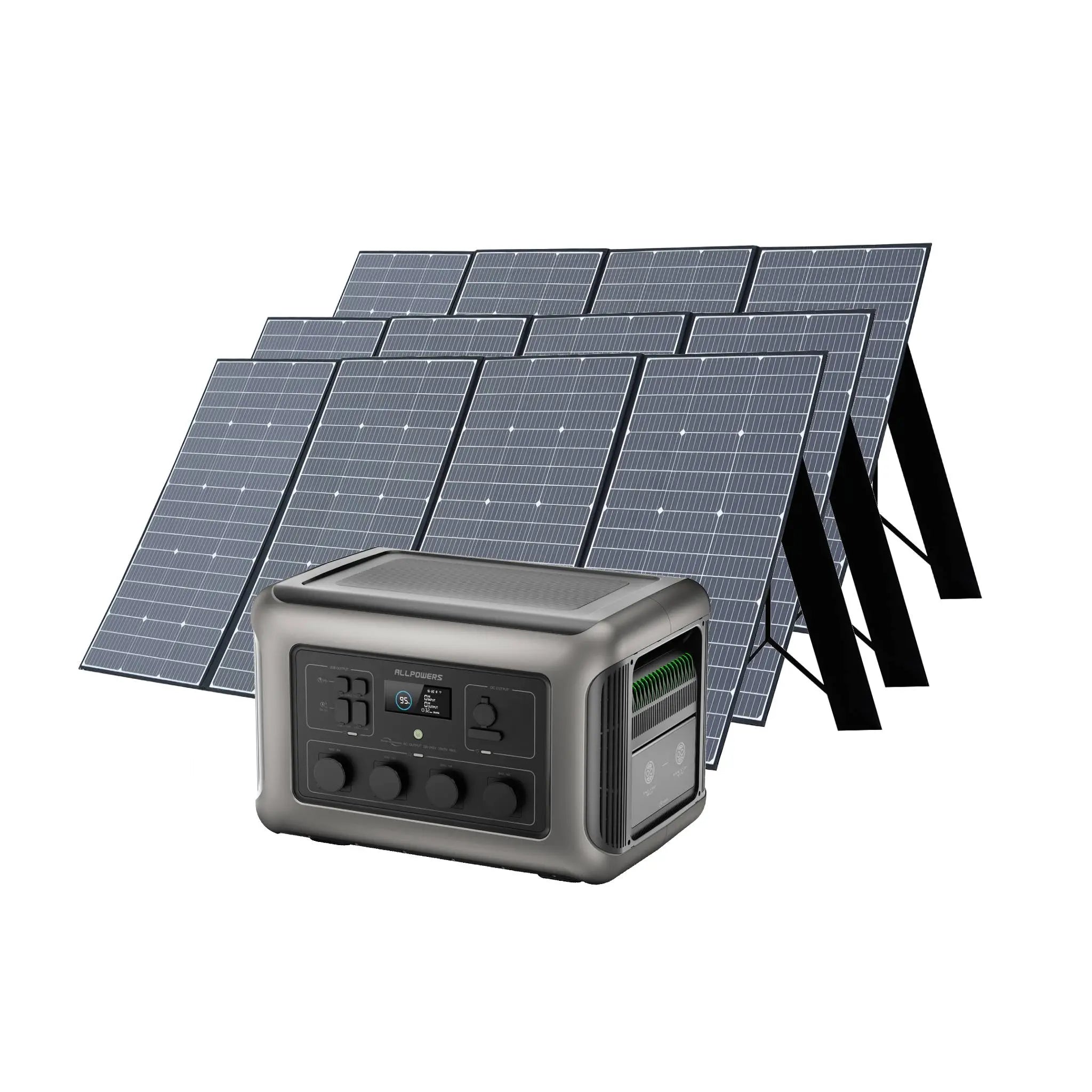 ALLPOWERS Générateur Solaire 3500W (R3500 + SP037 400W Panneau Solaire) ALLPOWERS