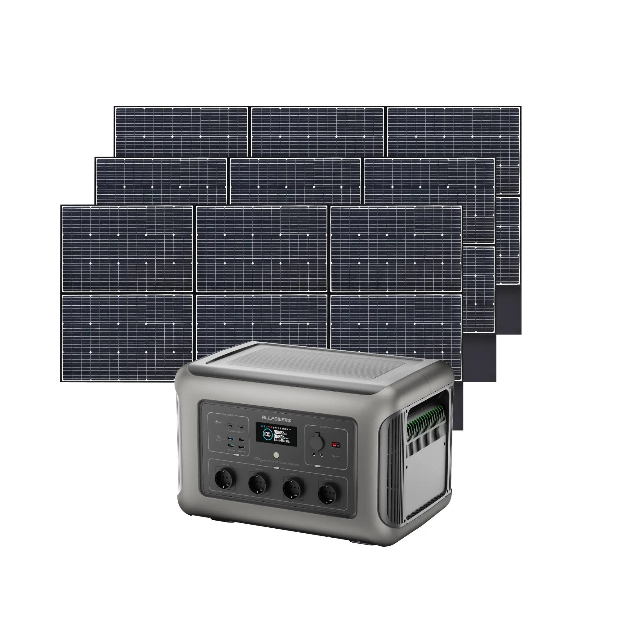ALLPOWERS Générateur Solaire 3500W (R3500 + SP039 600W Panneau Solaire) ALLPOWERS