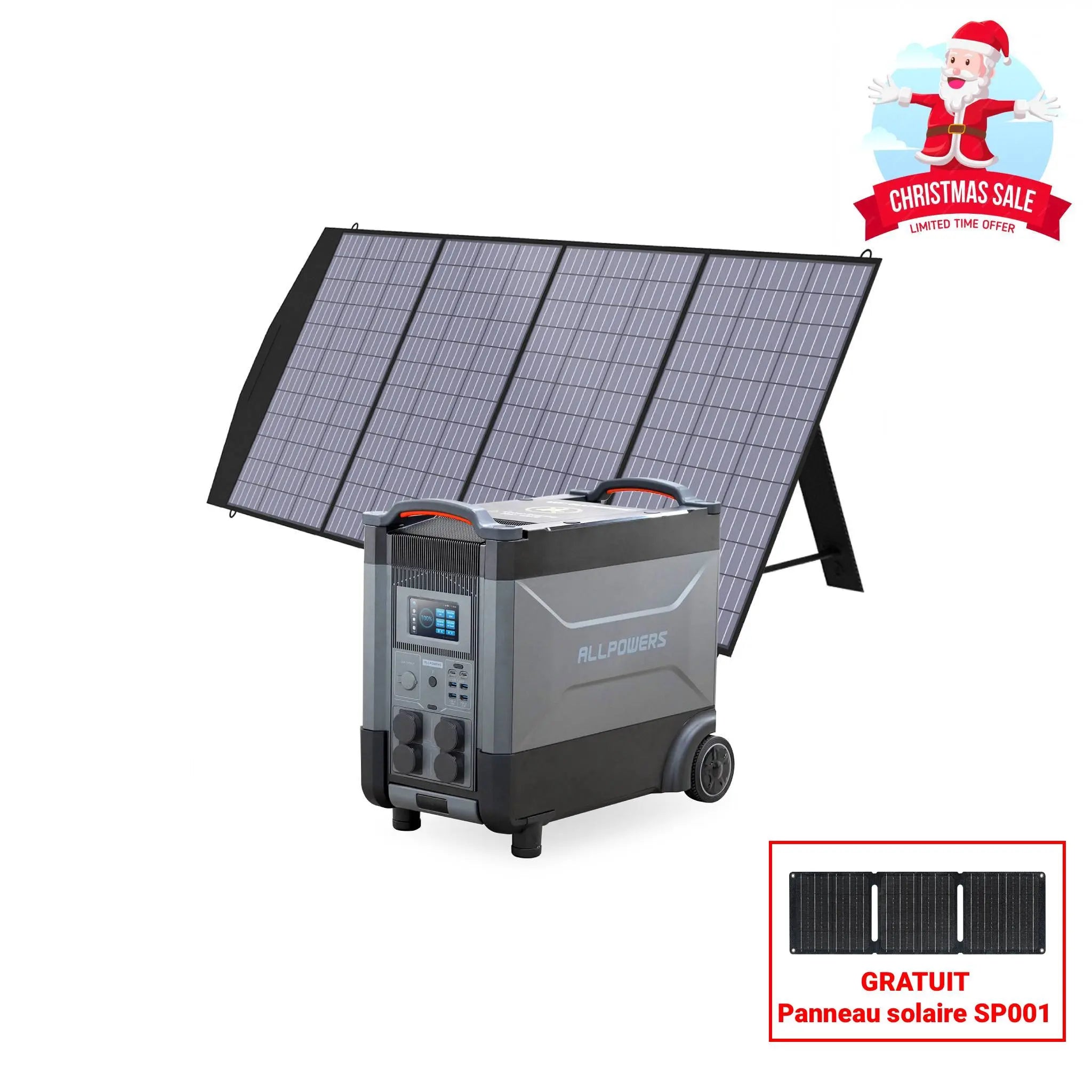 ALLPOWERS Générateur Solaire 4000W (R4000 + SP033 200W Panneau Solaire) ALLPOWERS