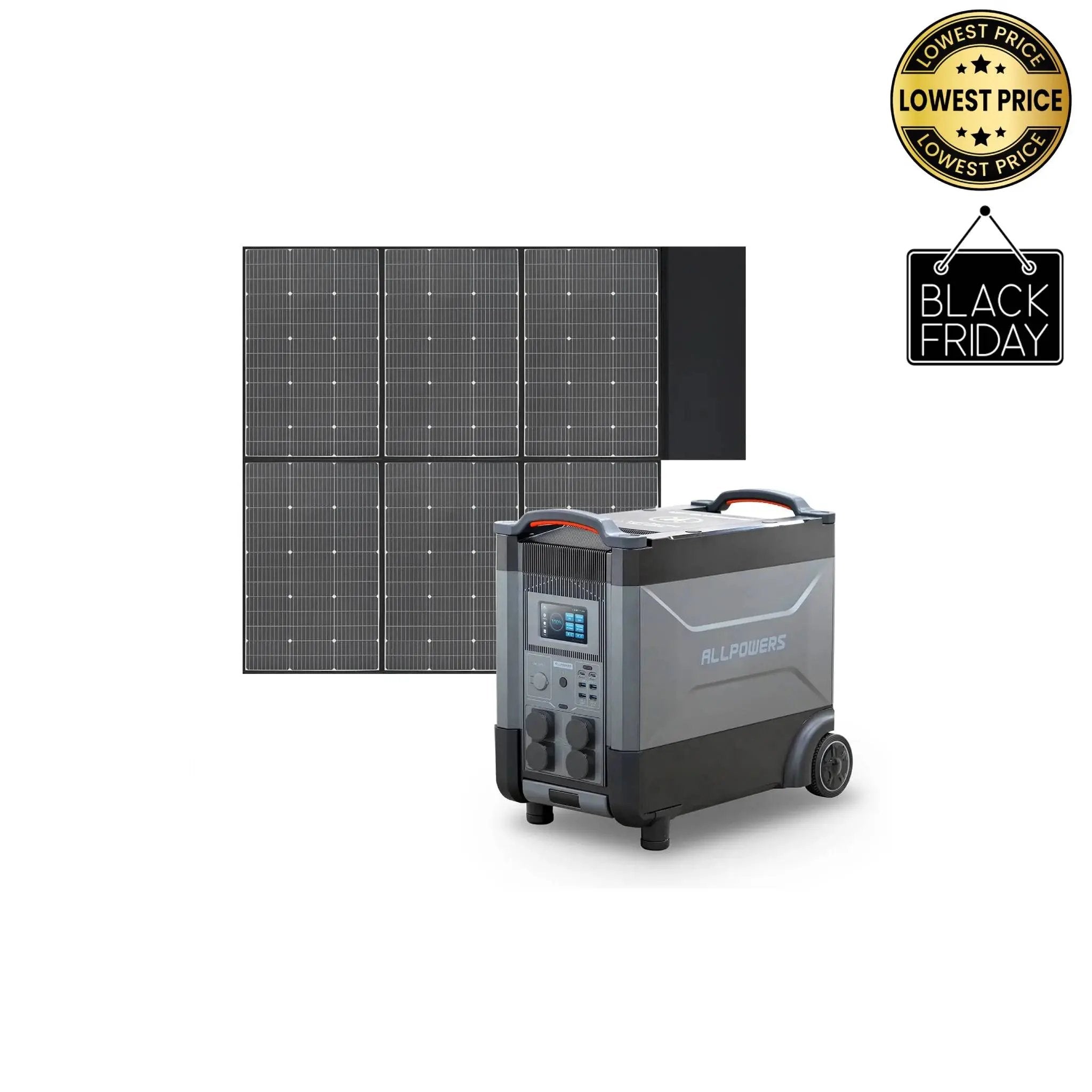 ALLPOWERS Générateur Solaire 4000W (R4000 + SP039 Panneau Solaire 600W) ALLPOWERS