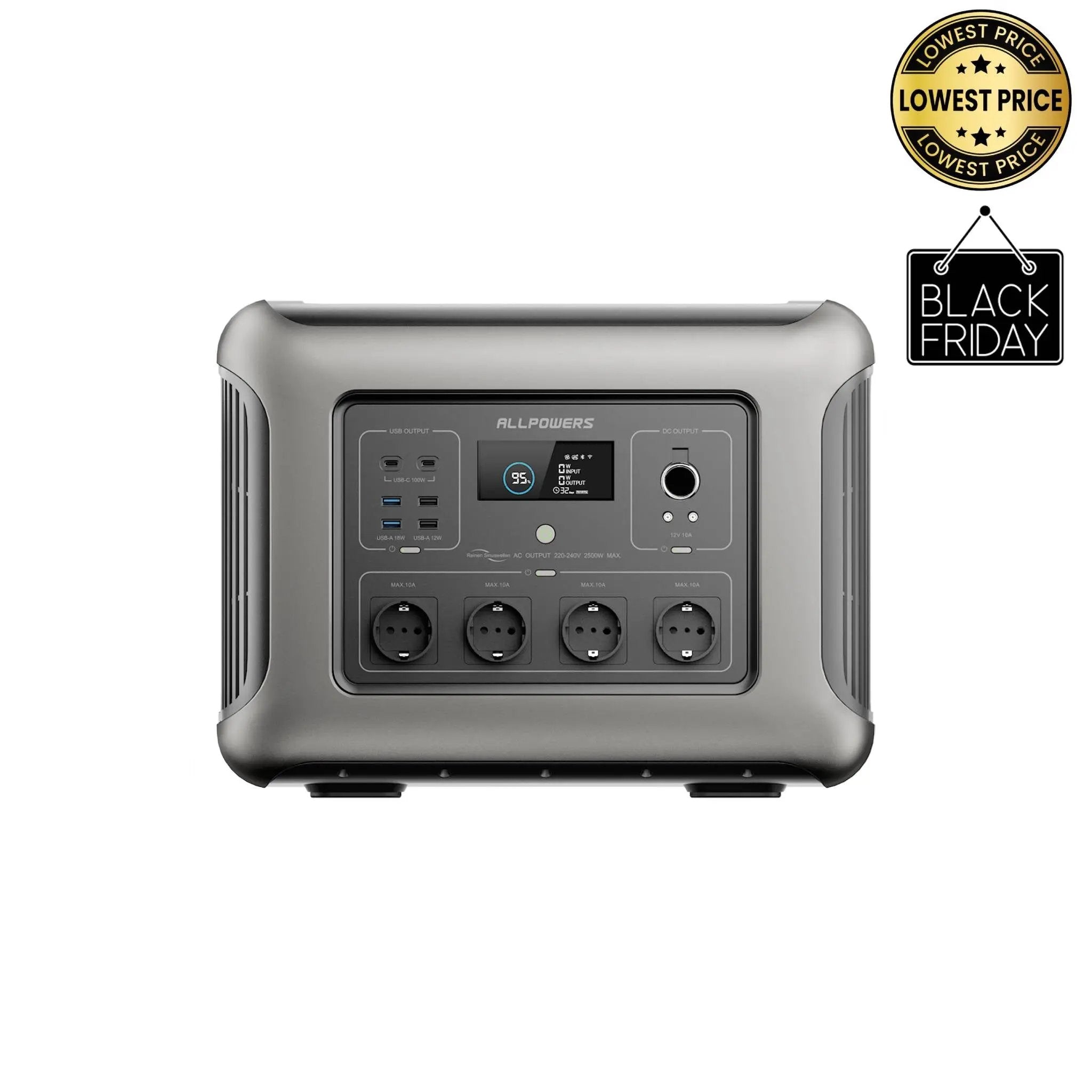 ALLPOWERS R2500 Station électrique portable 2500W 2016Wh ALLPOWERS