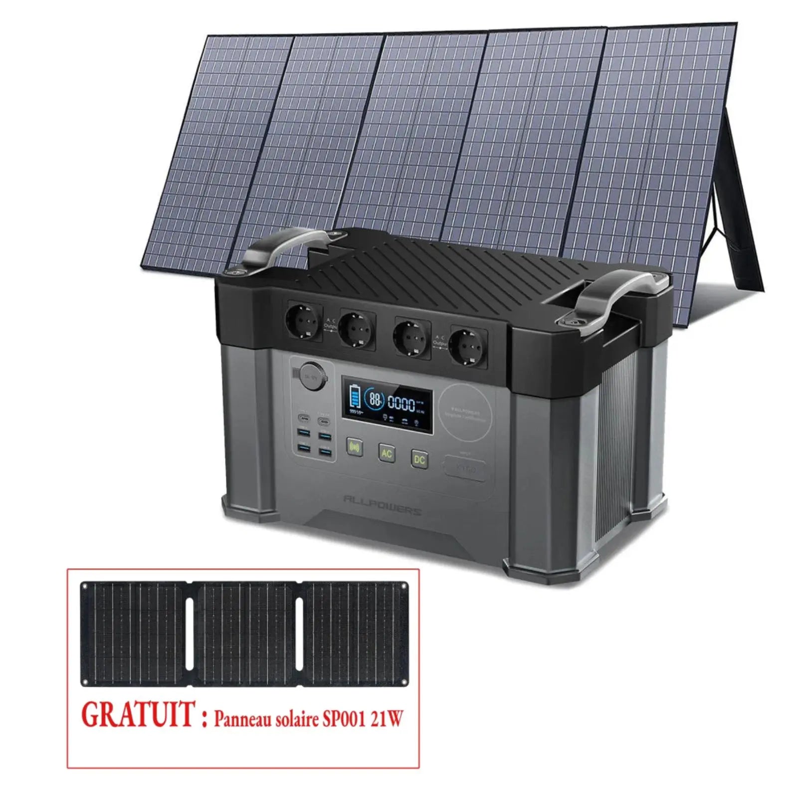 ALLPOWERS S2000 Pro Station électrique portable 2400W 1451Wh ALLPOWERS