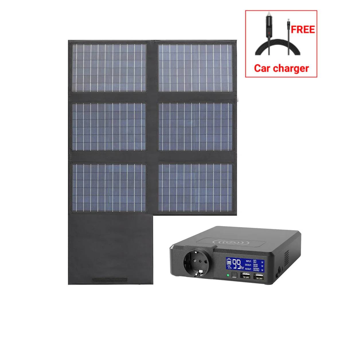 ALLPOWERS Générateur Solaire 200W (S200 + SP026 Panneau Solaire 60W)