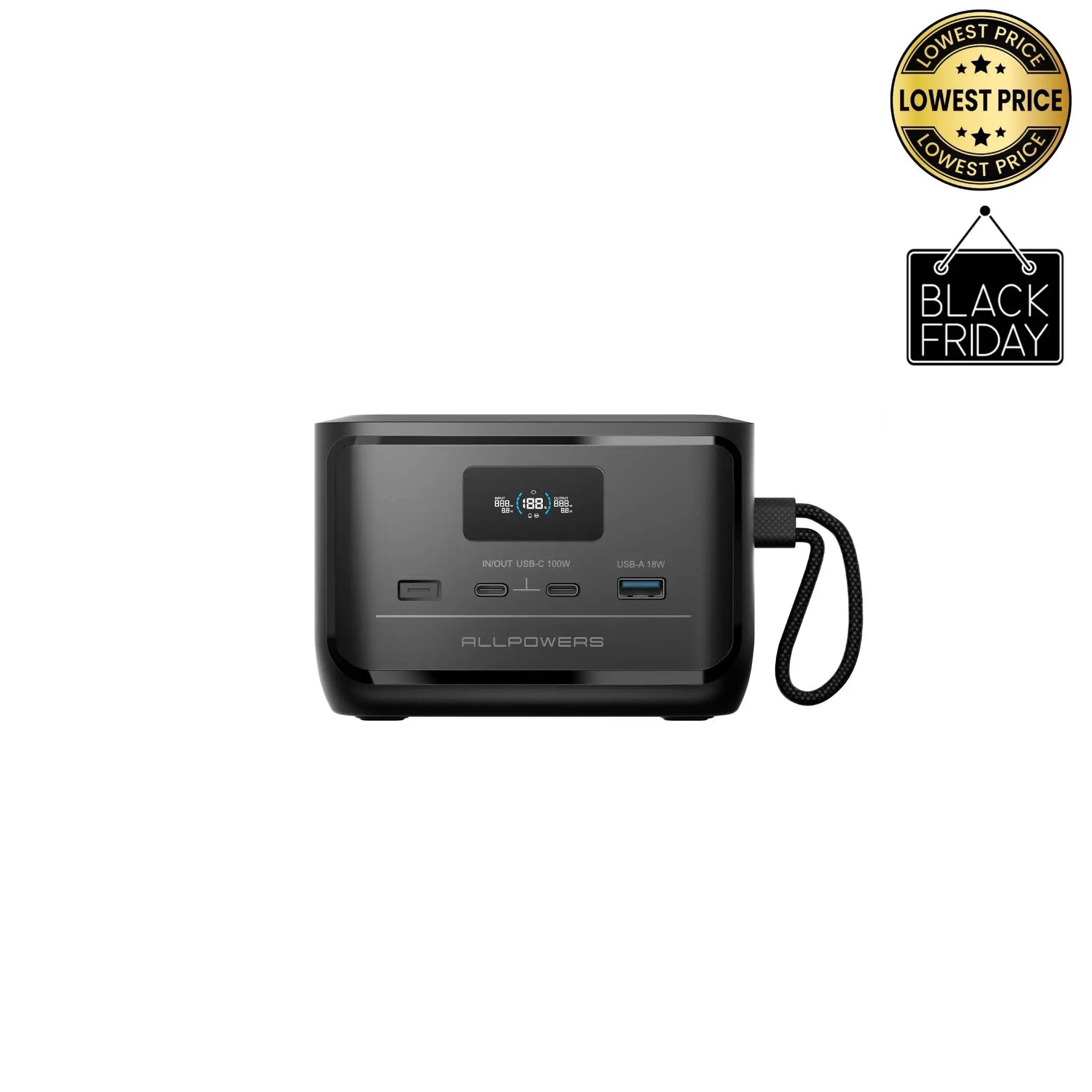 ALLPOWERS SOLAX P100 DC Station électrique portable | 128W 99.2Wh ALLPOWERS FR