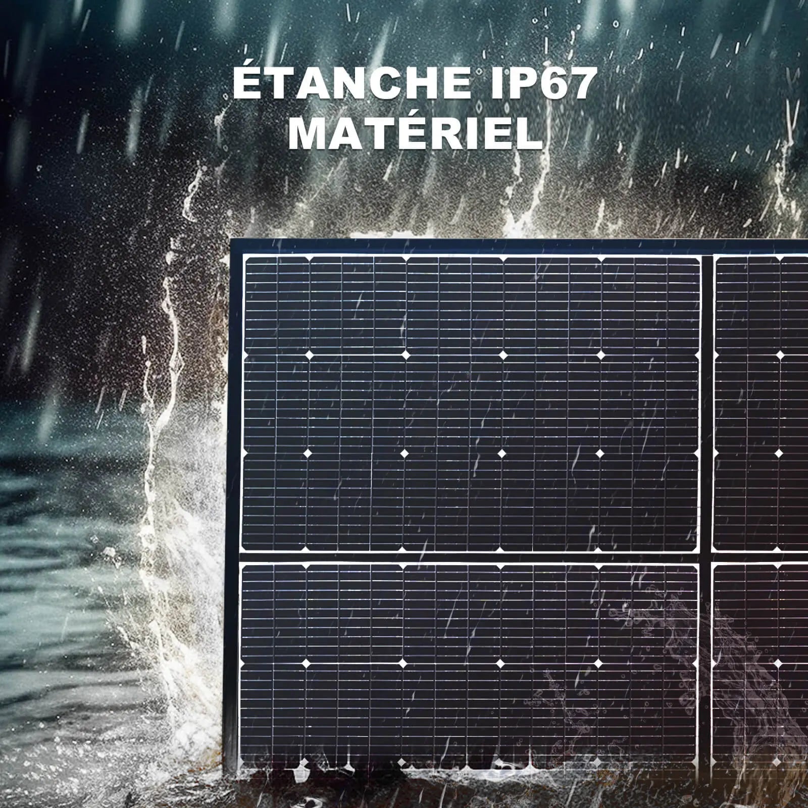 ALLPOWERS SP039 600W Panneau solaire portable monocristallin ALLPOWERS