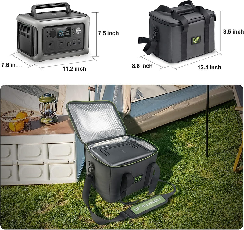 Sac de transport portable ALLPOWERS pour centrale électrique portable R600