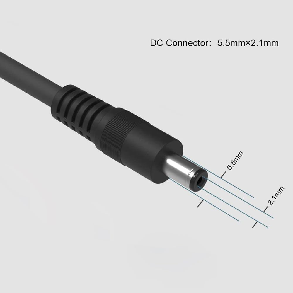 ALLPOWERS Câble d'extension solaire avec connecteurs 5521 (1,5 M 16AWG avec connecteurs solaire )