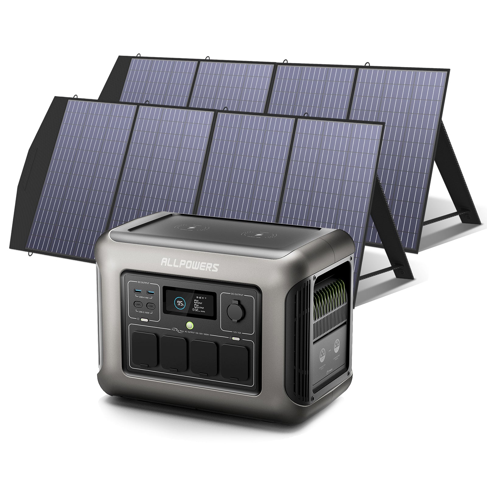 ALLPOWERS 1800W Générateur Solaire R1500 avec PV200W