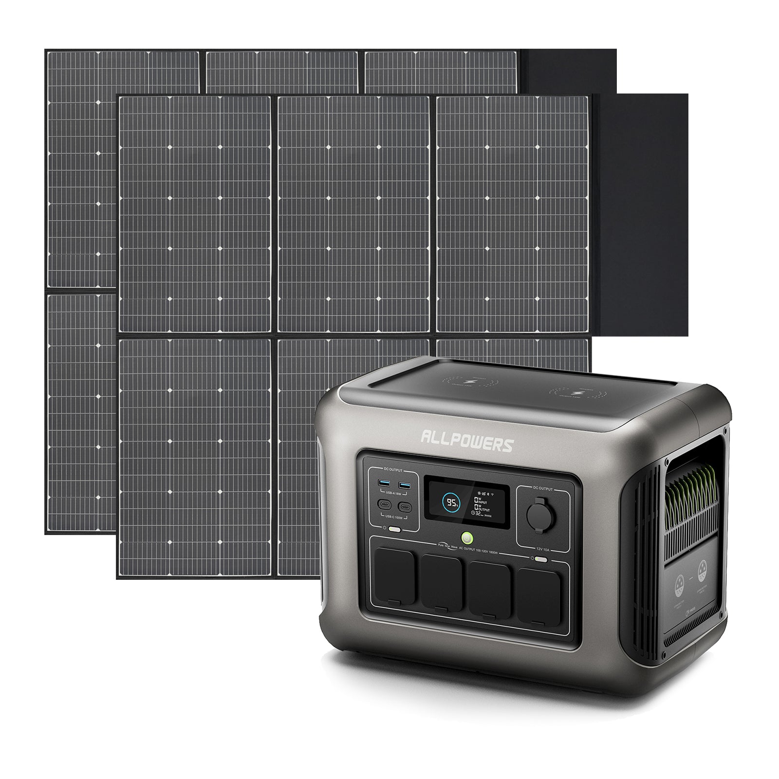 ALLPOWERS 1800W Générateur Solaire R1500 avec PV600W