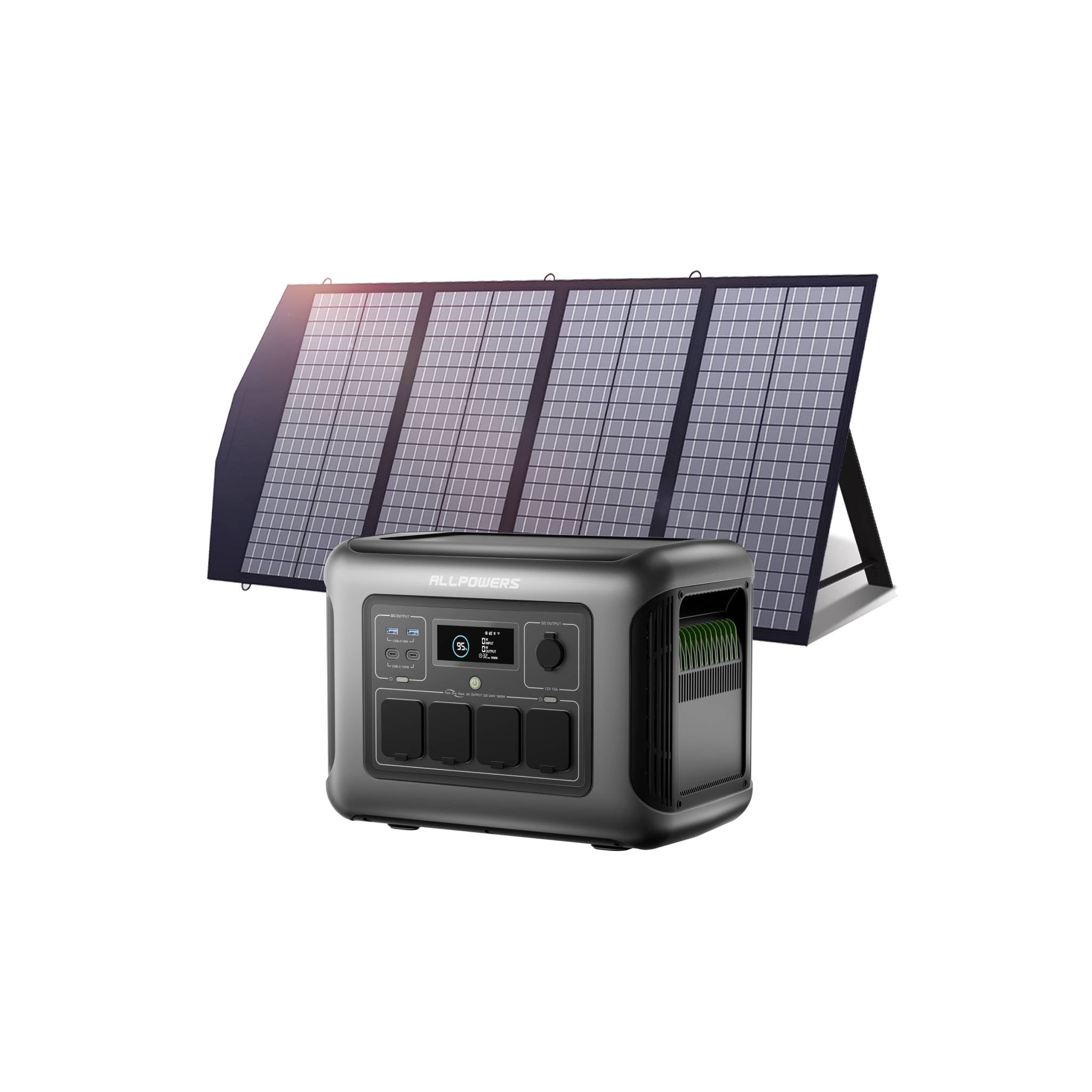 ALLPOWERS 1600W Générateur Solaire R1500 LITE avec PV140W