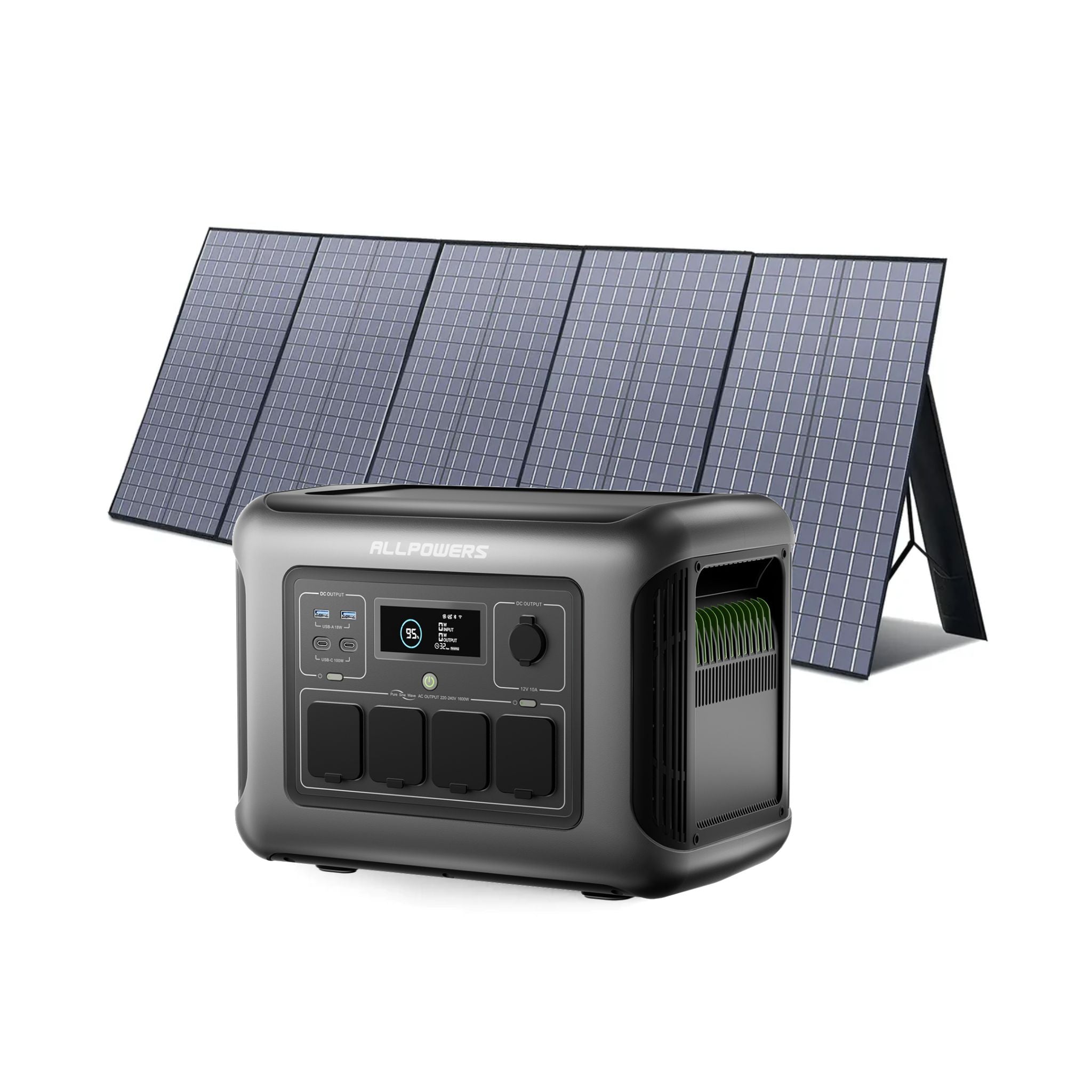 ALLPOWERS 1600W Générateur Solaire R1500 LITE avec PV400W