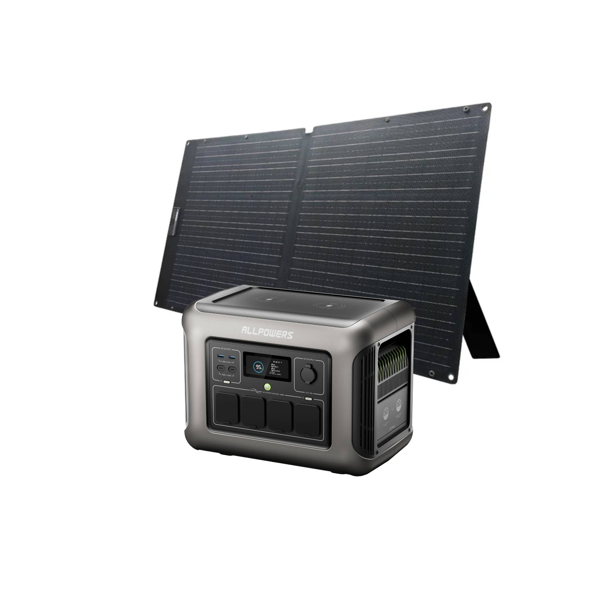 ALLPOWERS 1800W Générateur Solaire R1500 avec SOLAX SE100 PV100W