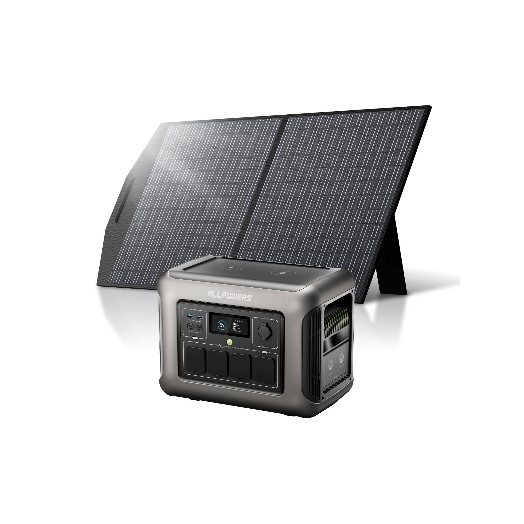 ALLPOWERS 1800W Générateur Solaire R1500 avec PV100W