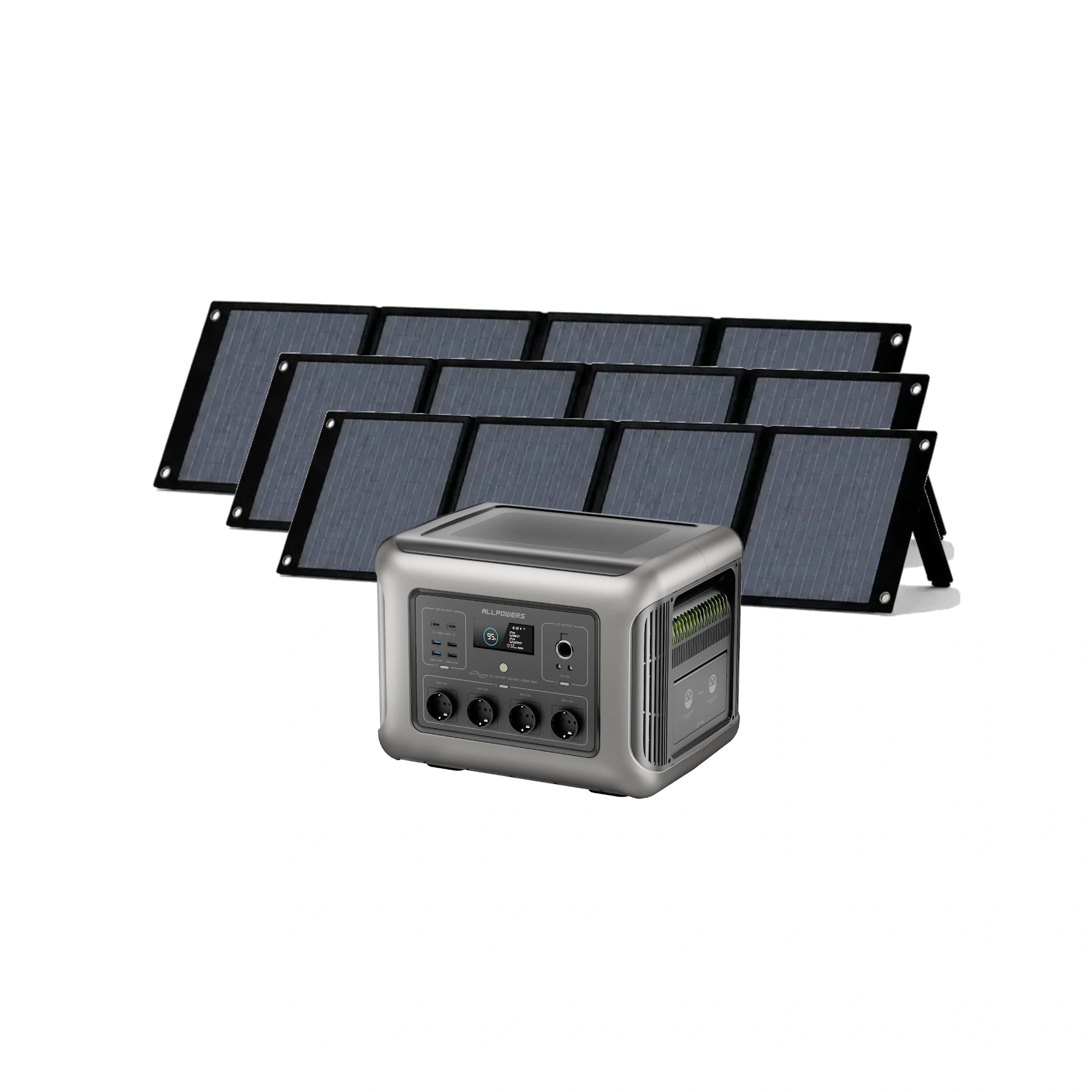 ALLPOWERS Générateur Solaire 2500W (R2500 V2 + SP035 200W Panneau Solaire)