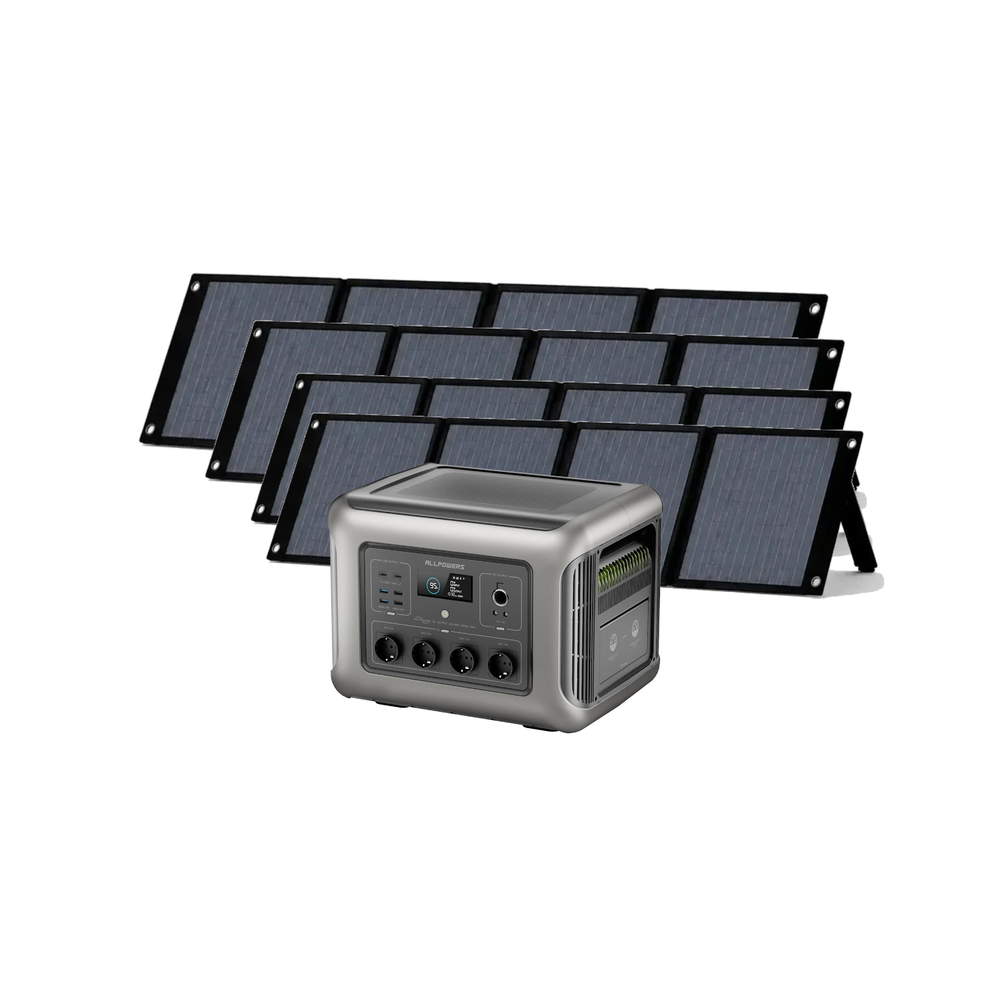 ALLPOWERS Générateur Solaire 2500W (R2500 V2 + SP035 200W Panneau Solaire)